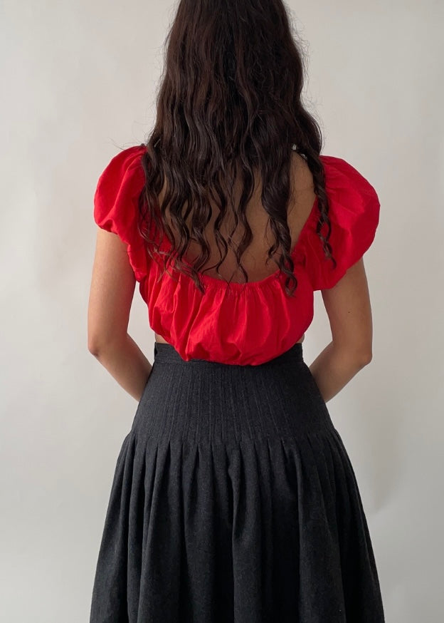 Vintage YSL Cotton Crop Top