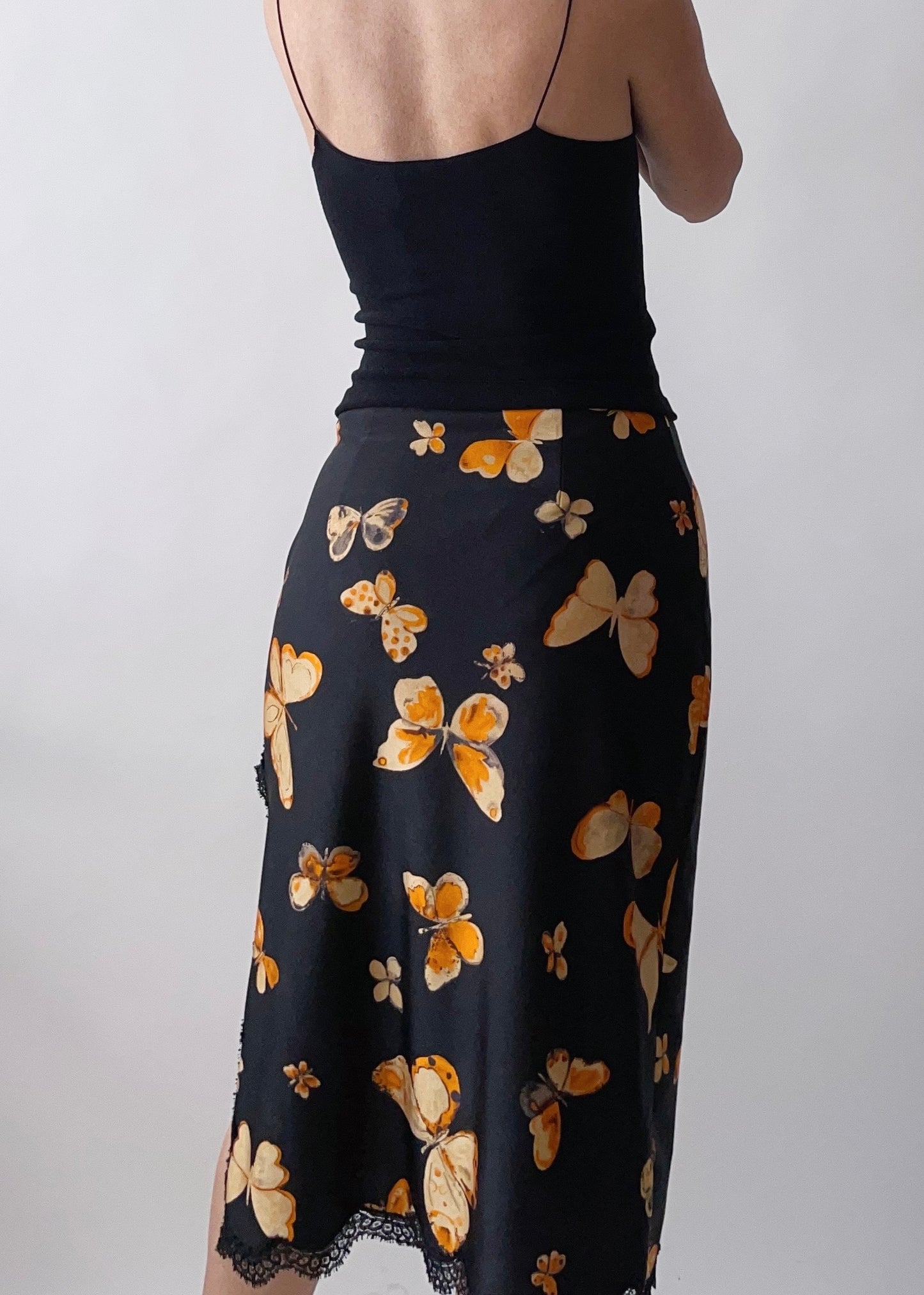 90s Anna Molinari Butterfly Skirt