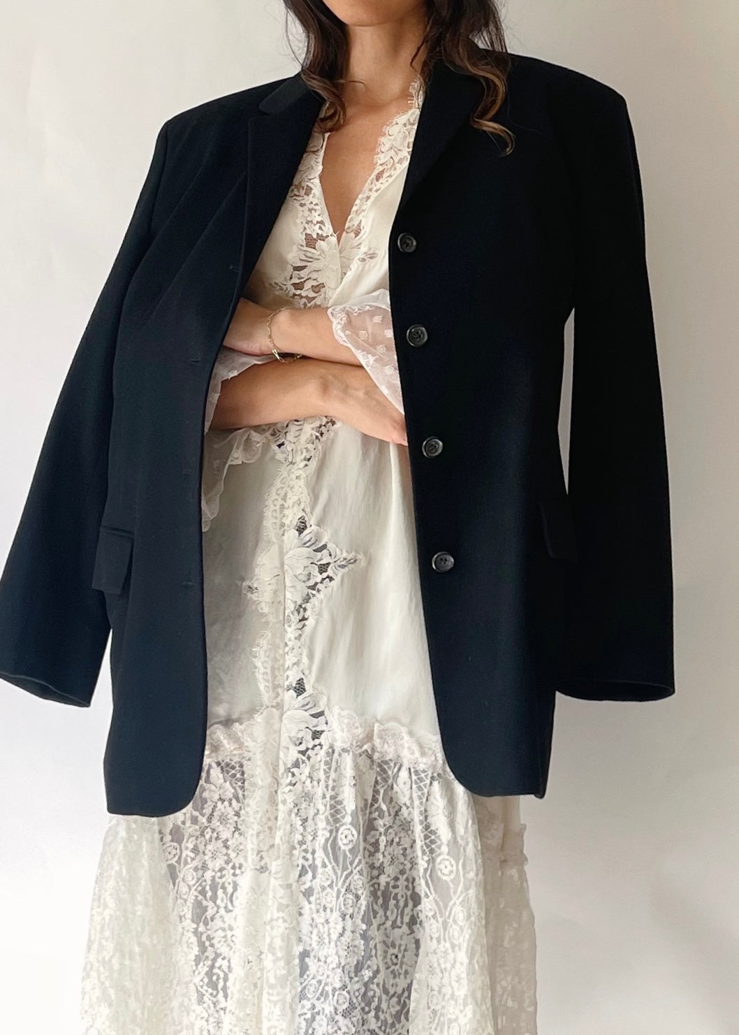 Vintage Christian Dior Silk Robe Dress