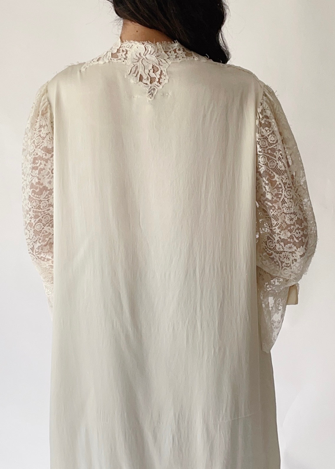 Vintage Christian Dior Silk Robe Dress