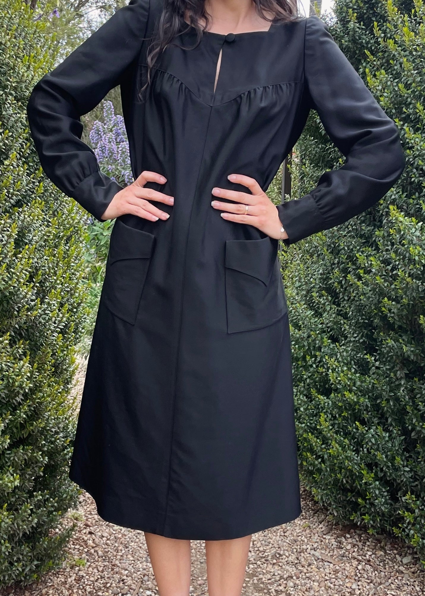 Vintage Courrèges Wool Shift Dress