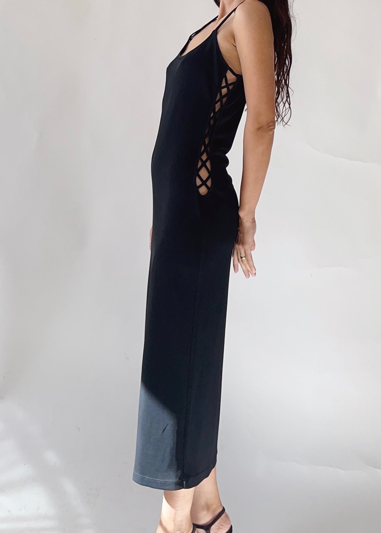 Vintage D&G Black Long Dress