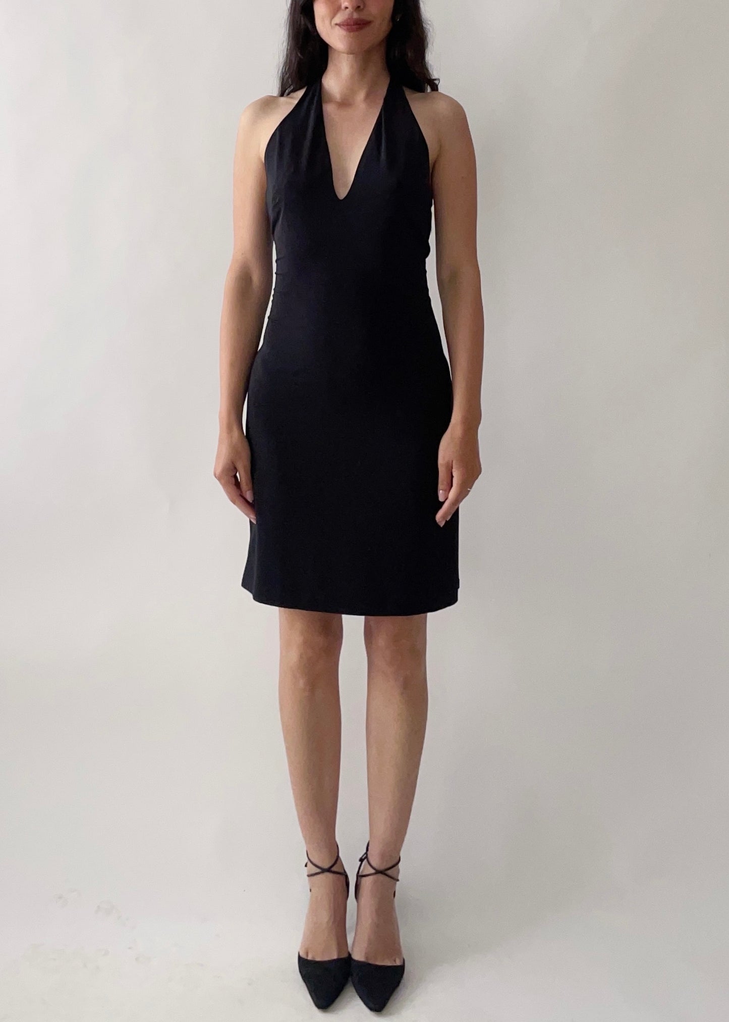 Vintage Versace Jeans Halter Dress