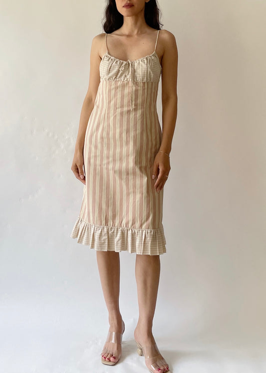 Vintage Moschino Striped Summer Dress