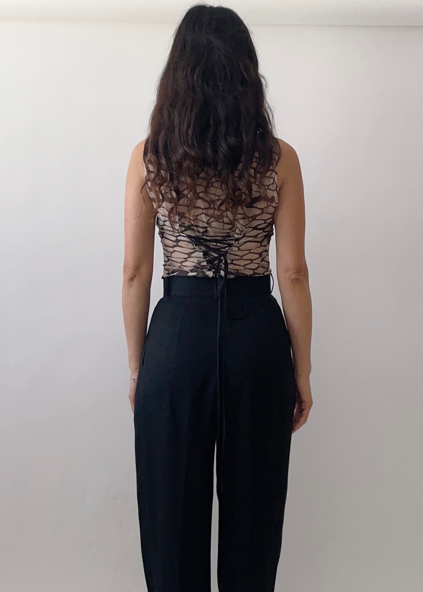 French Silk Ruffle Corset