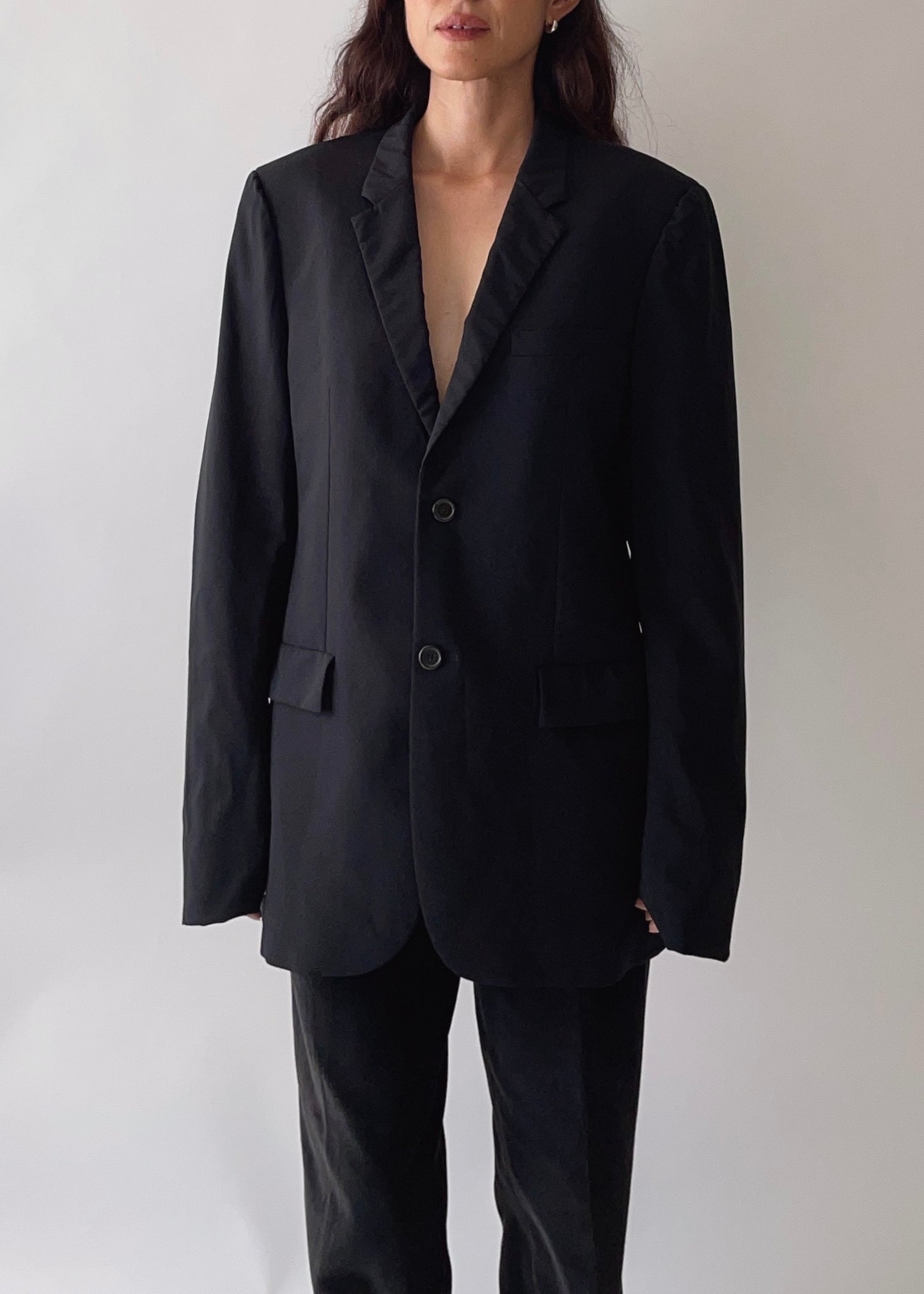 Jil Sander Black Wool Blazer