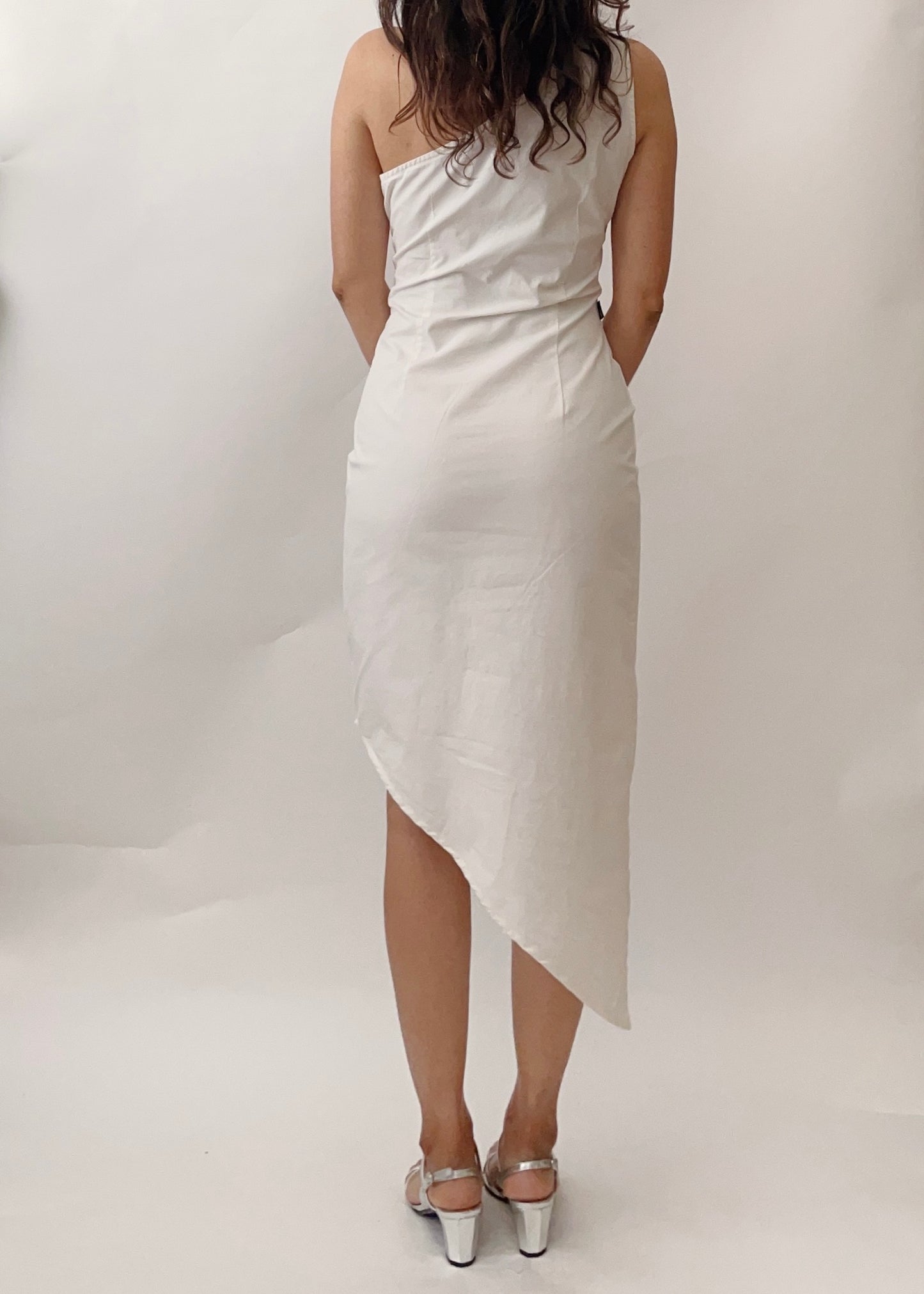 Vintage Moschino One-Shoulder Dress