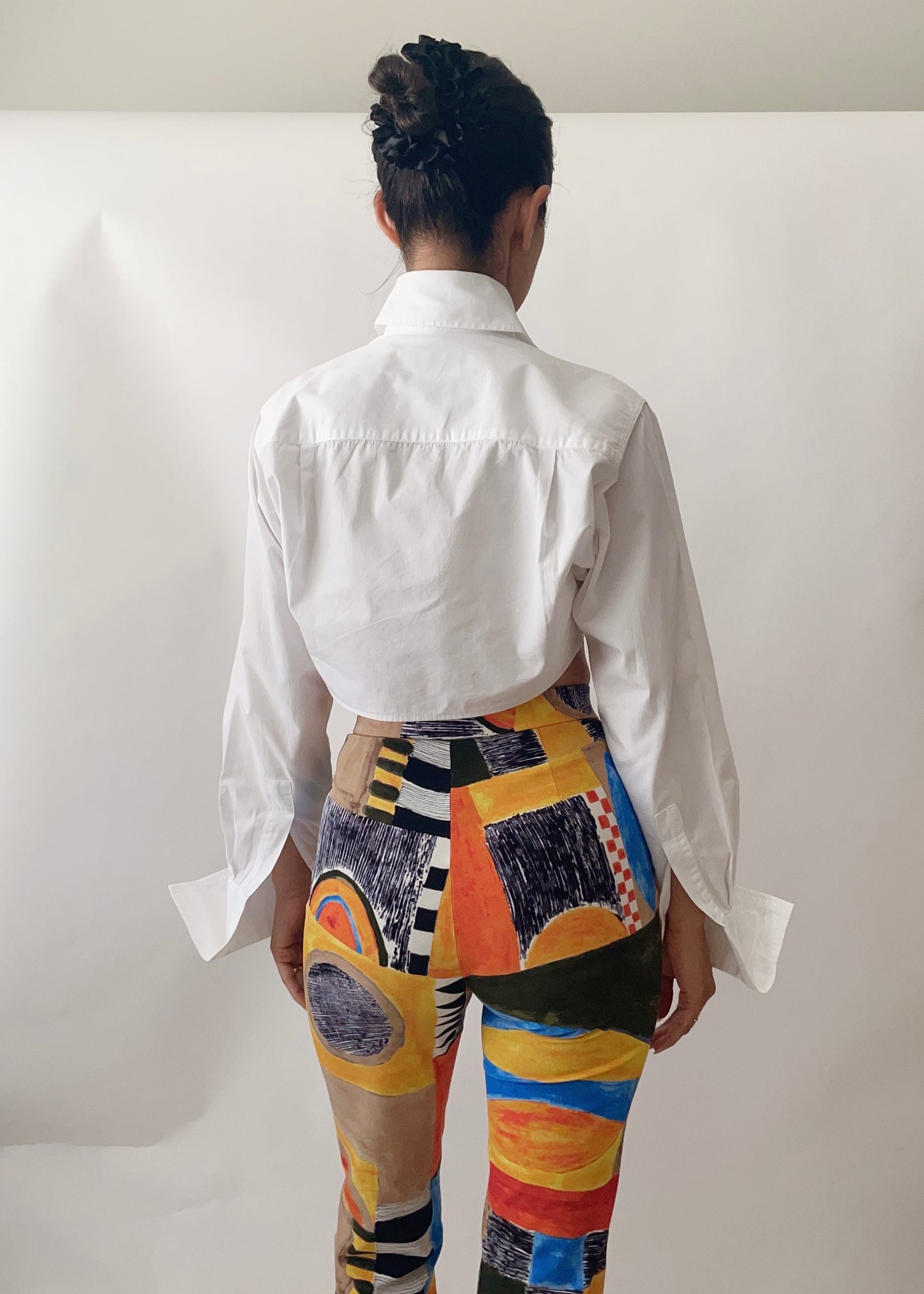 Vintage Liza Bruce Cropped Oxford Shirt