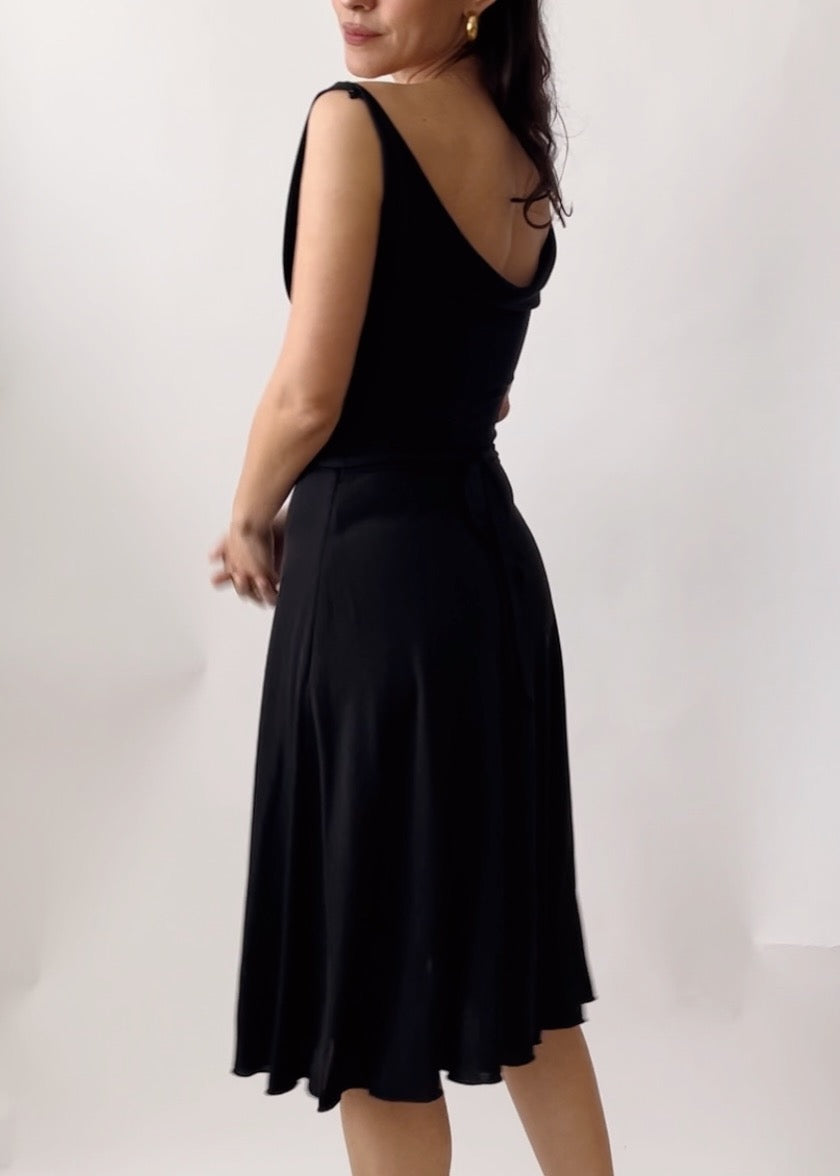 Vintage Moschino Drape Dress