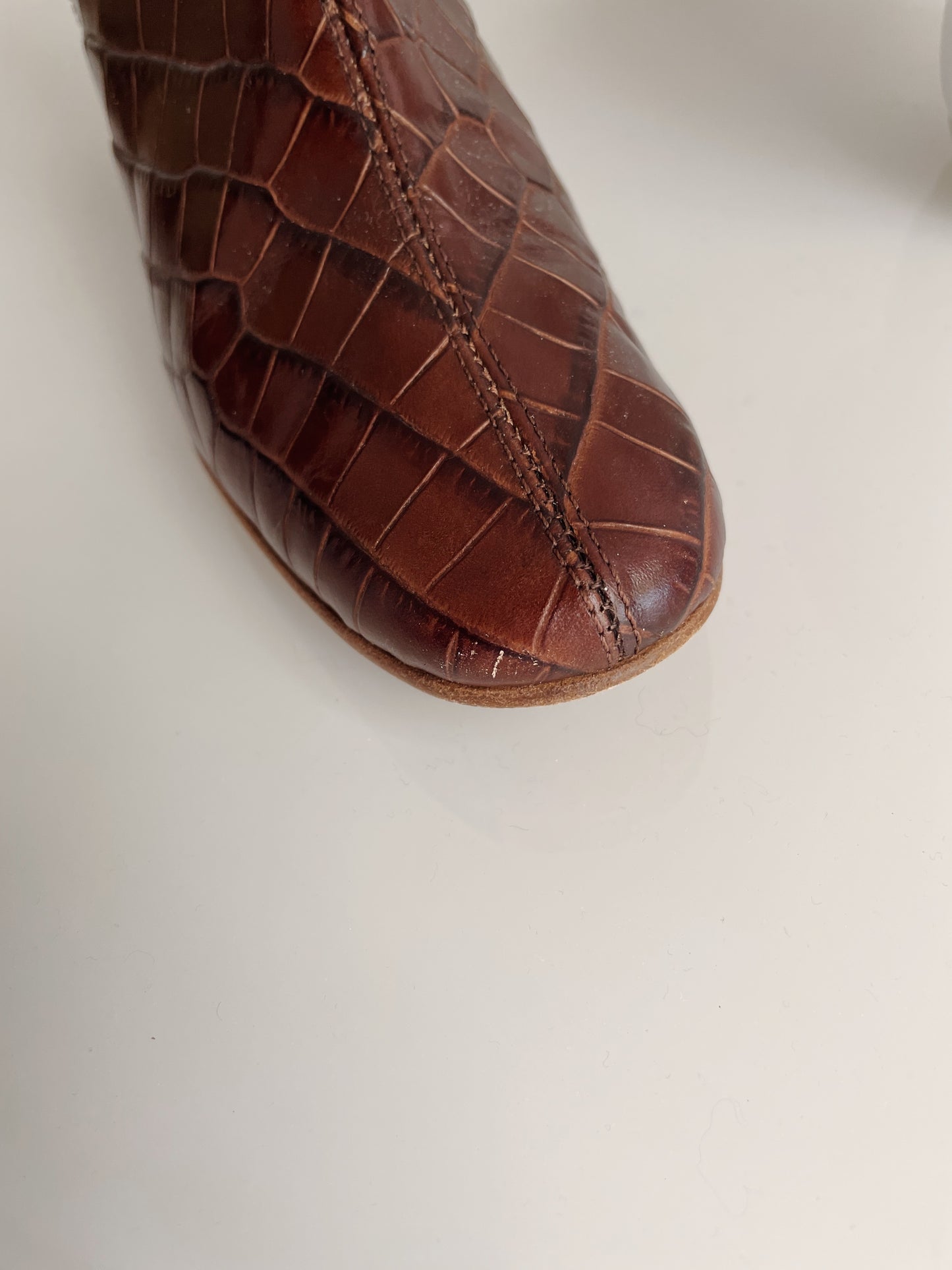 By Far Sofia Croc Nutella Boots