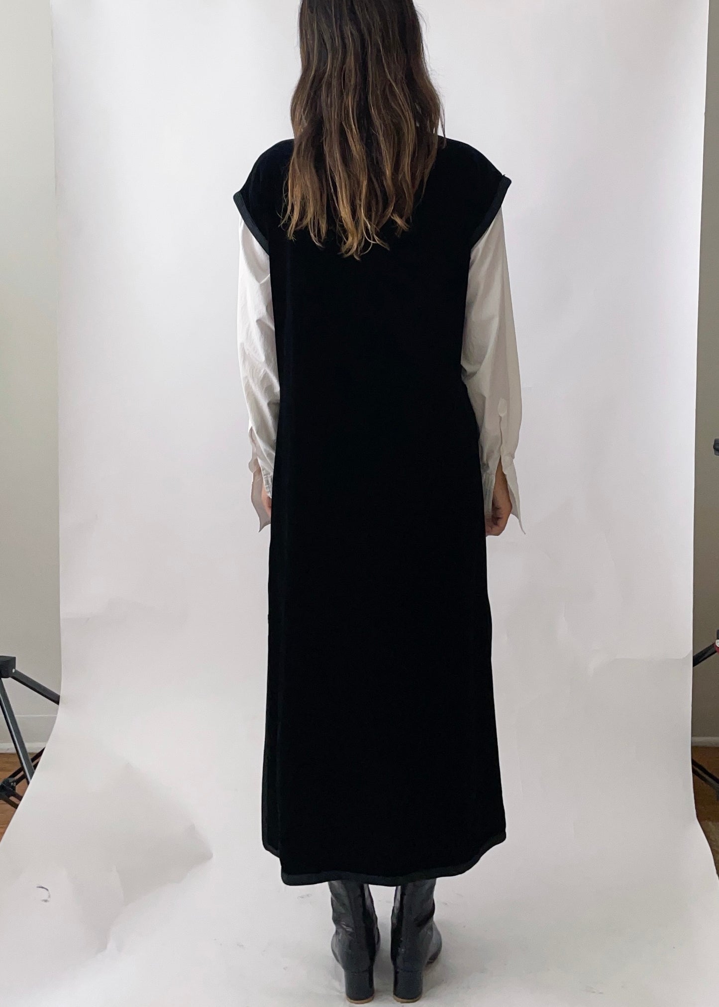 Vintage YSL Velvet Dress