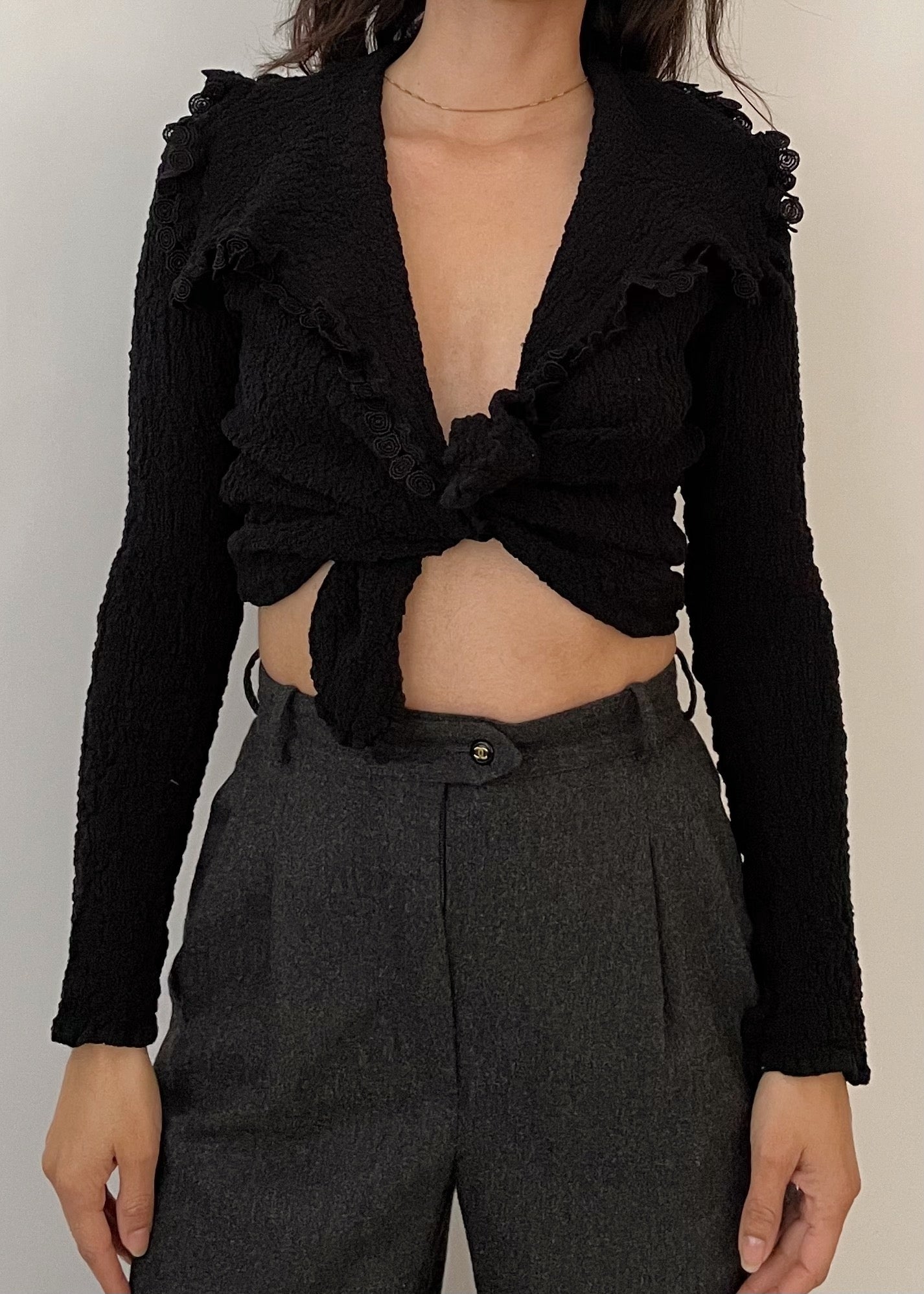 Vintage Issey Miyake Cauliflower Jacket Blouse