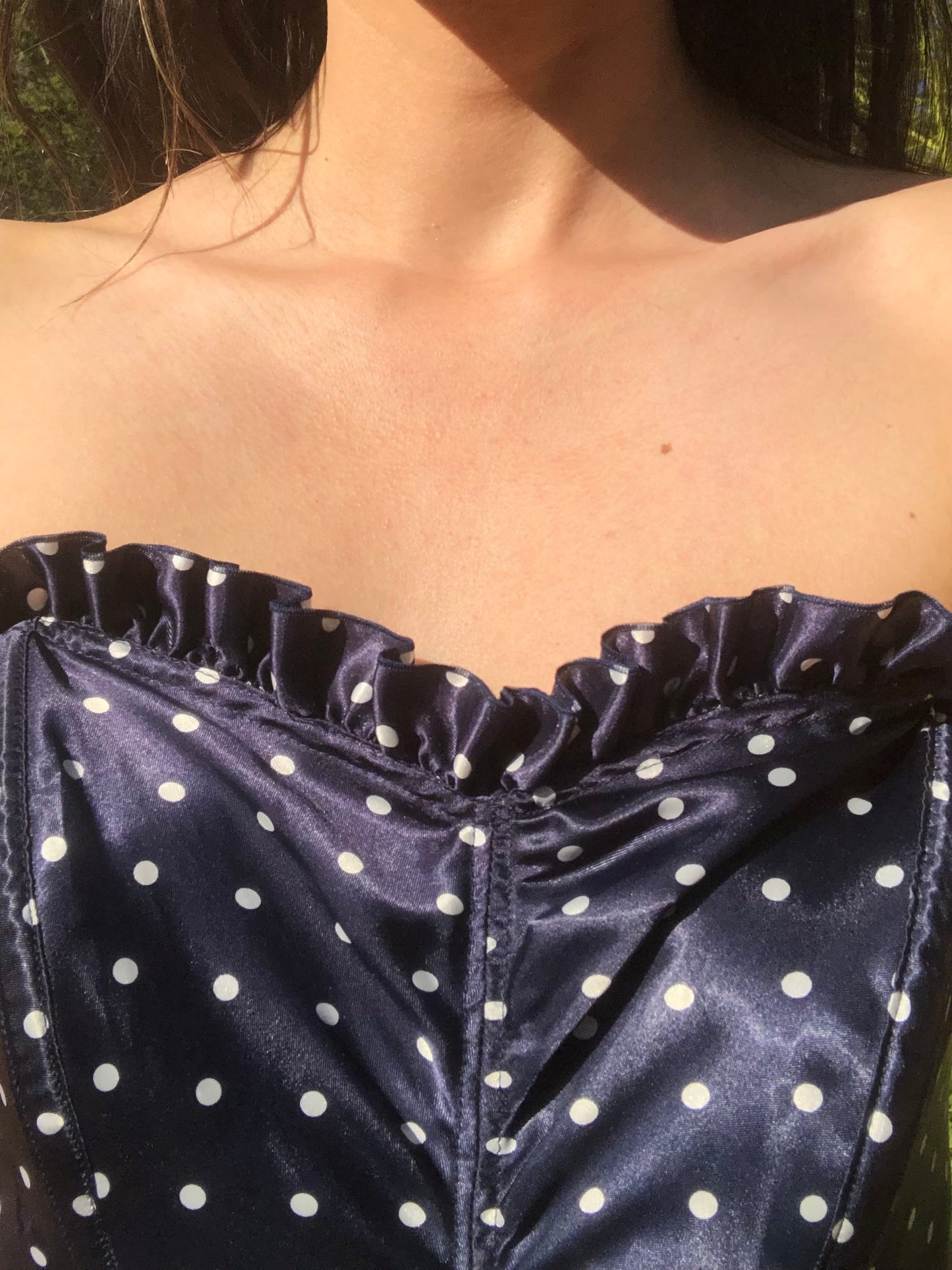 Vintage Valentino Polka Dot Bustier