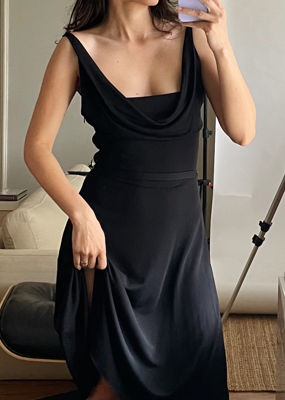 Vintage Moschino Drape Dress
