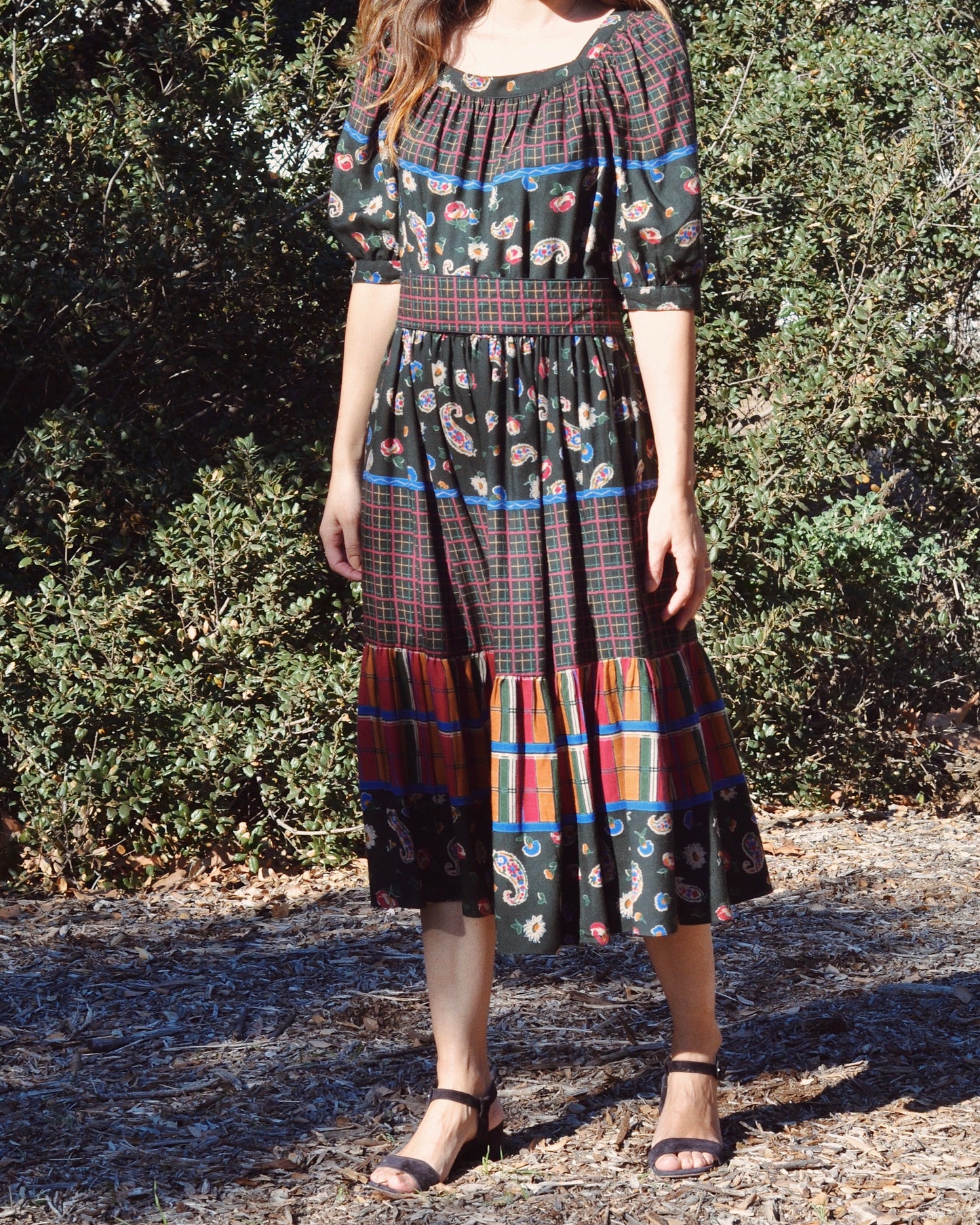 Vintage Italian Tahari Cotton Dress