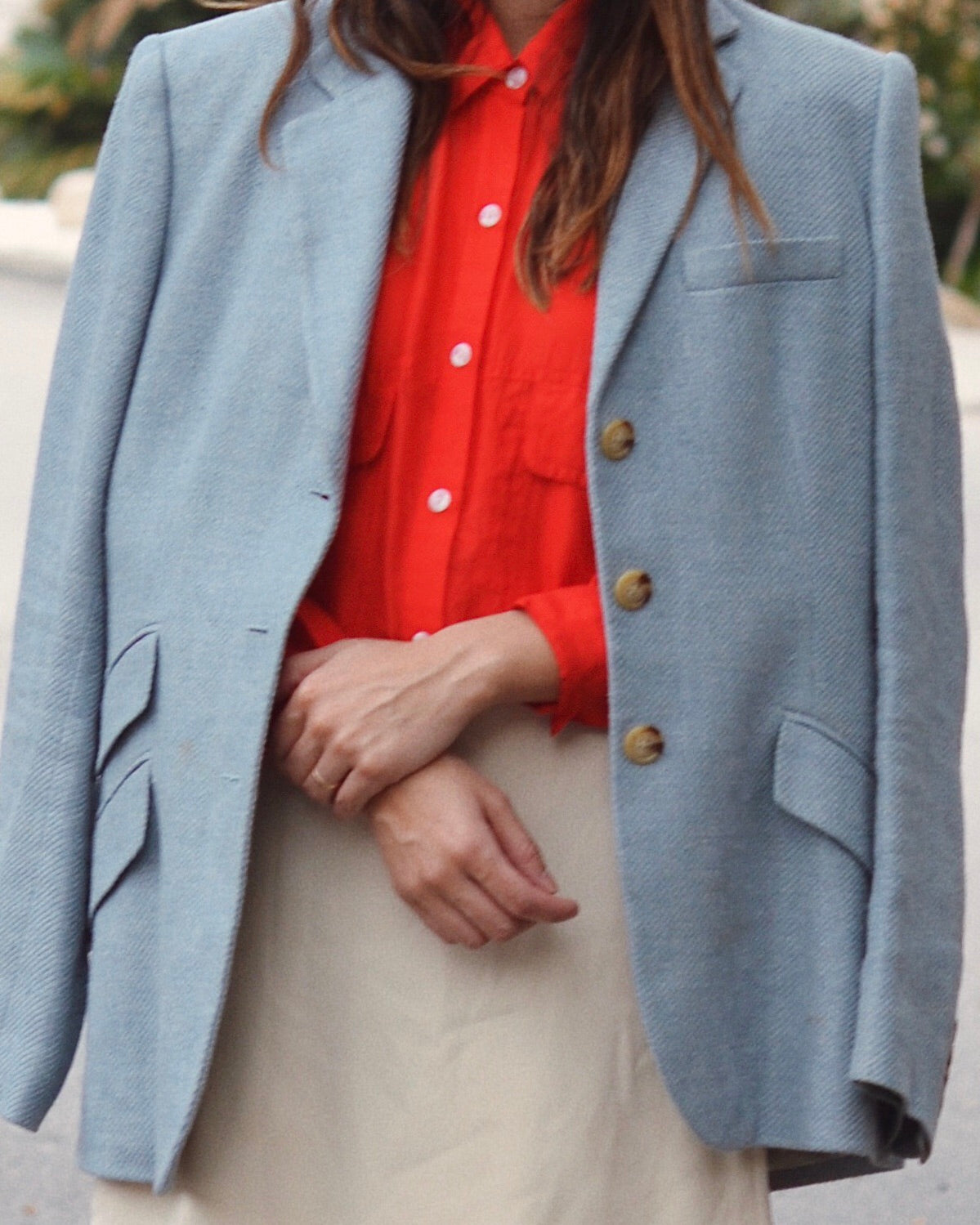 Vintage Ralph Lauren Silk Linen Blazer