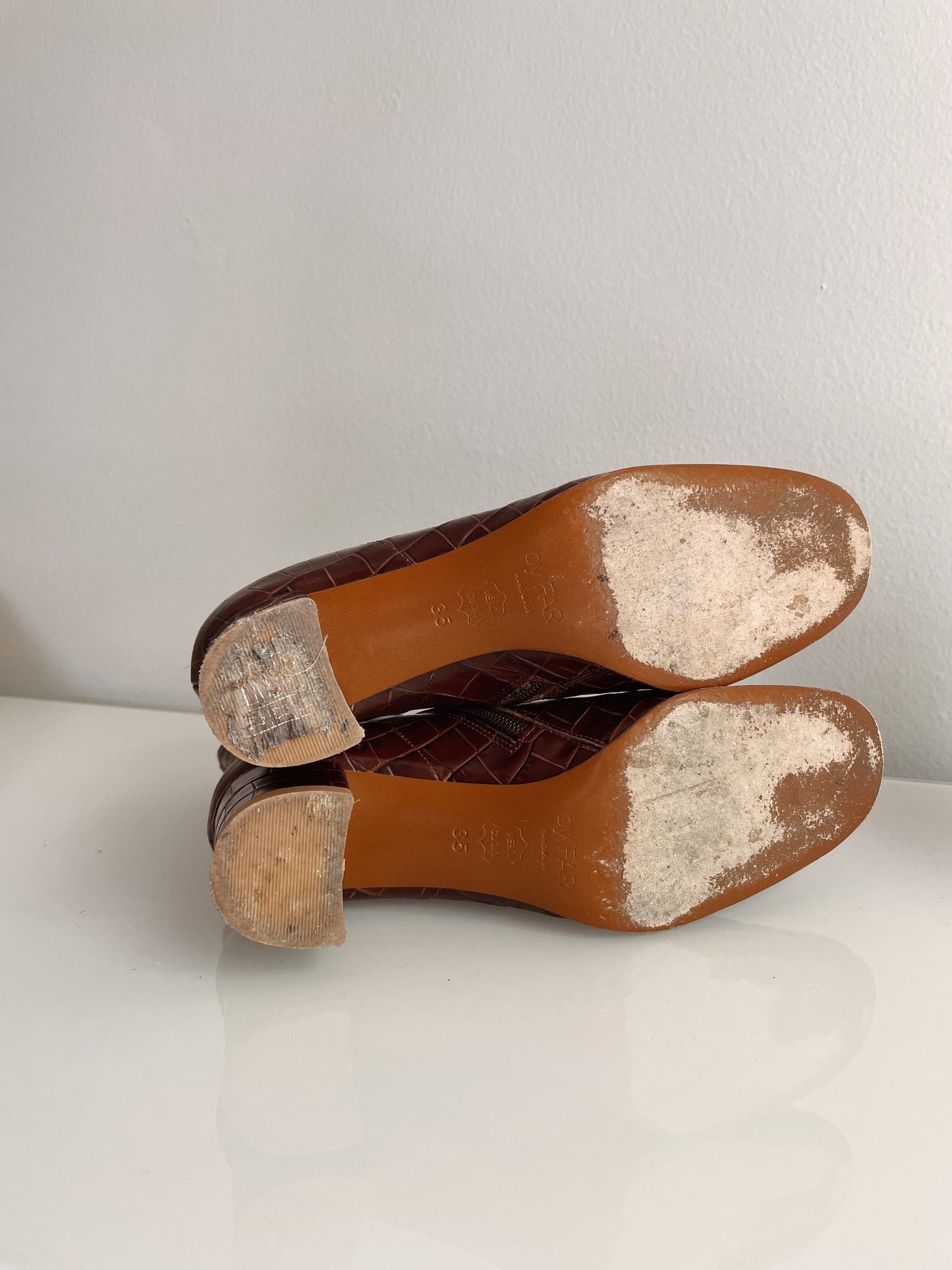 By Far Sofia Croc Nutella Boots