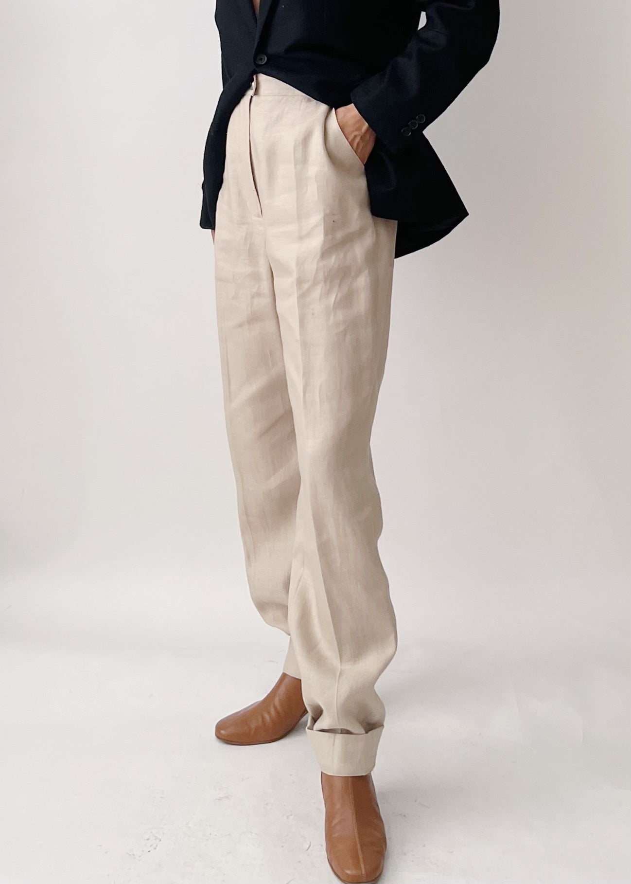 Vintage Chanel Linen Pants