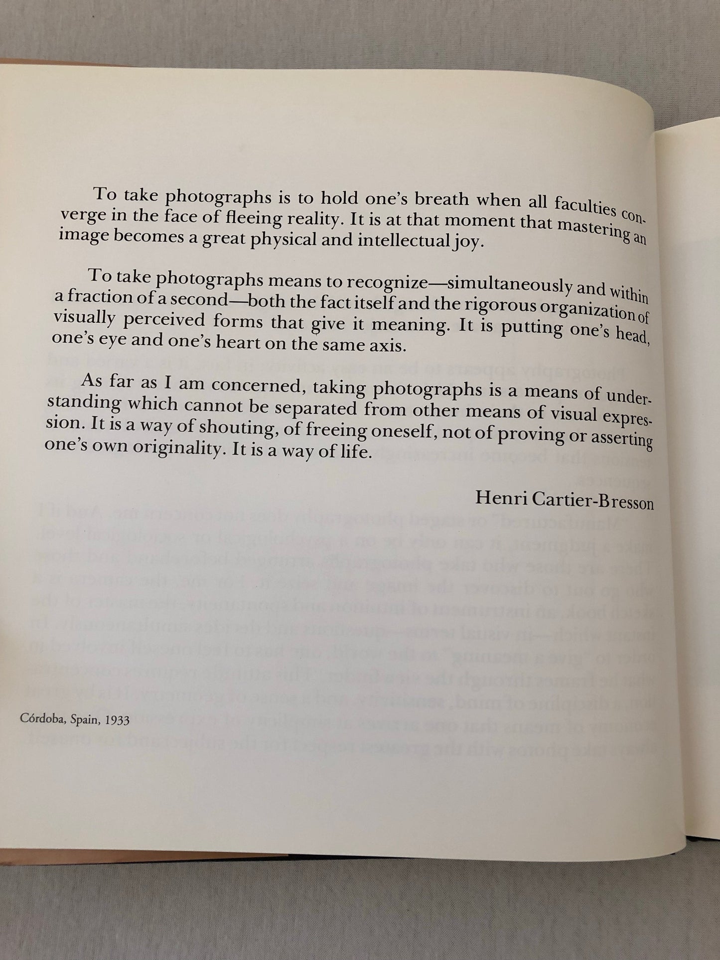 Aperture Masters of Photography: Henri Cartier-Bresson