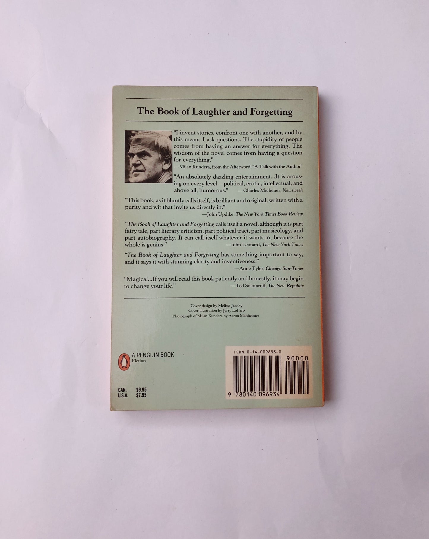 The Book of Laughter and Forgetting by Milan Kundera