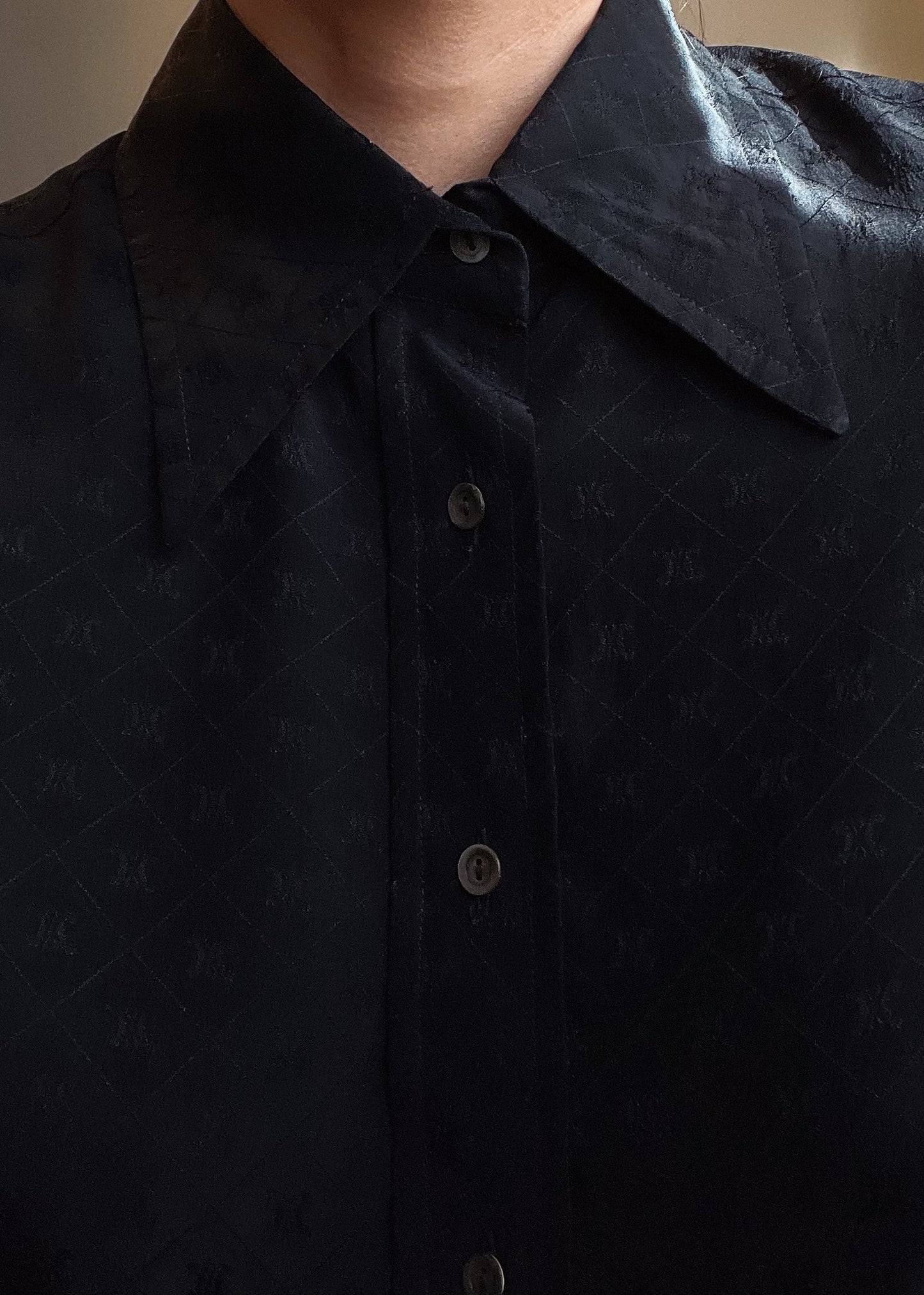 Céline Silk Monogram Blouse