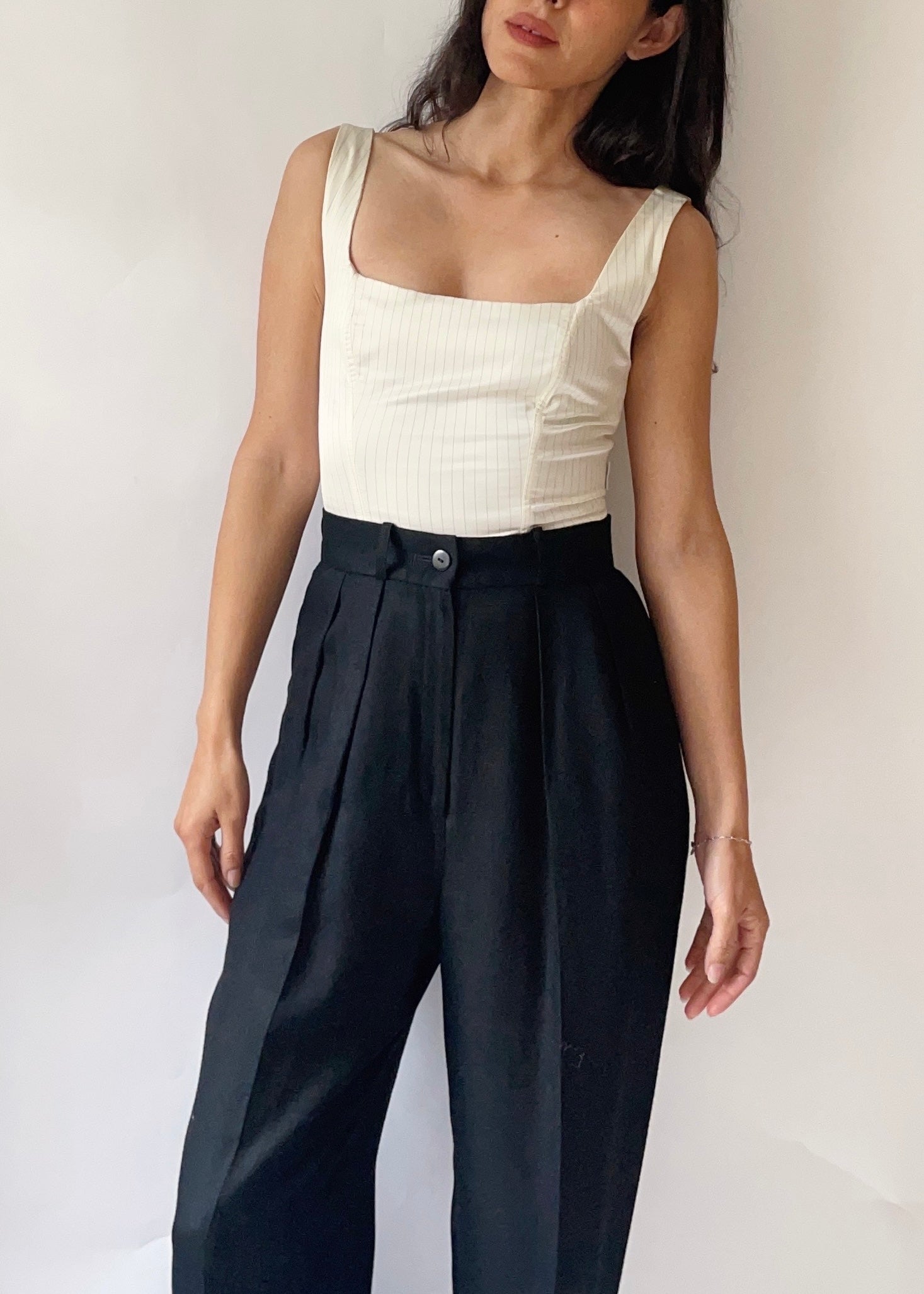 Vintage Anti-Flirt Corset Top