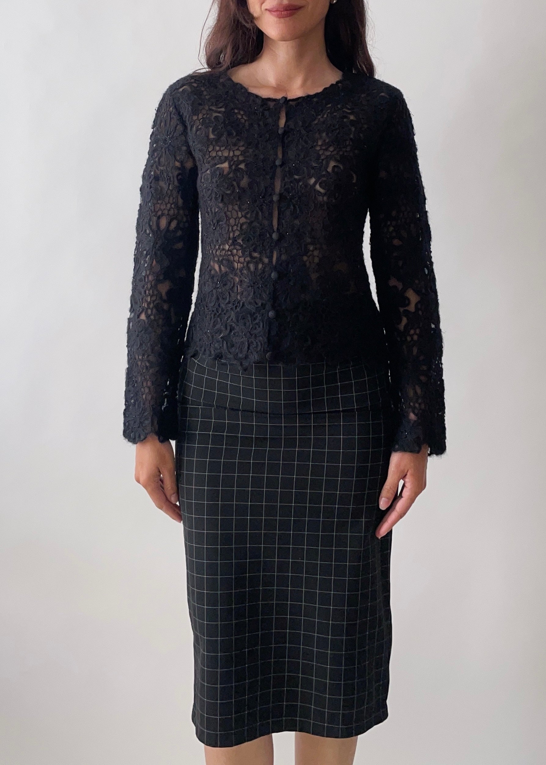 Vintage Moschino Mohair Knit Top