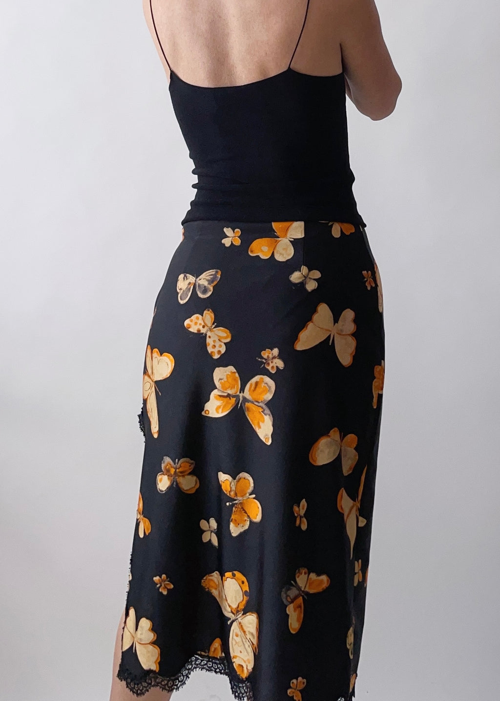 90s Anna Molinari Butterfly Skirt