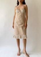 Vintage Moschino Striped Summer Dress