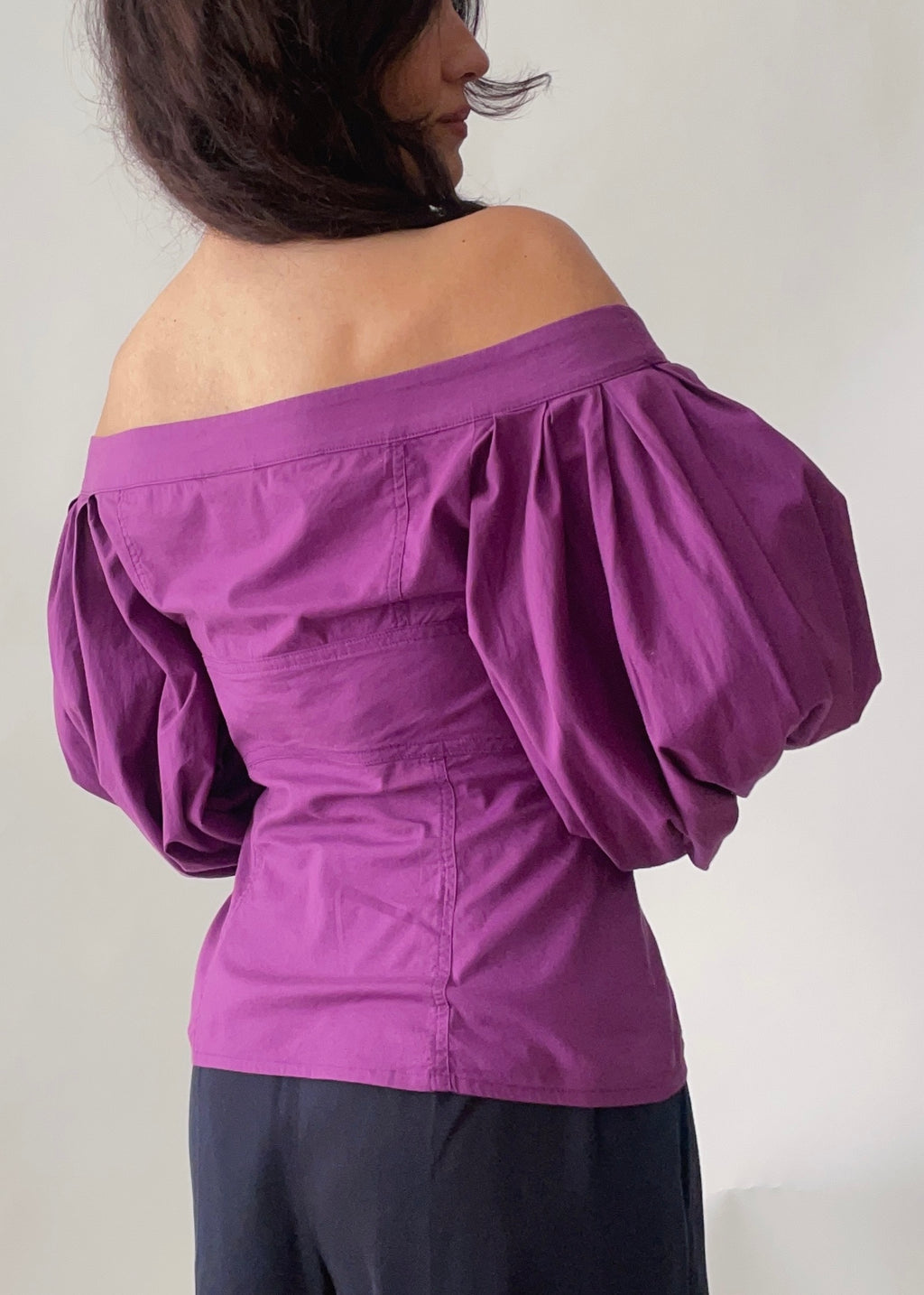 Vintage Just Cavalli Bustier Purple Top