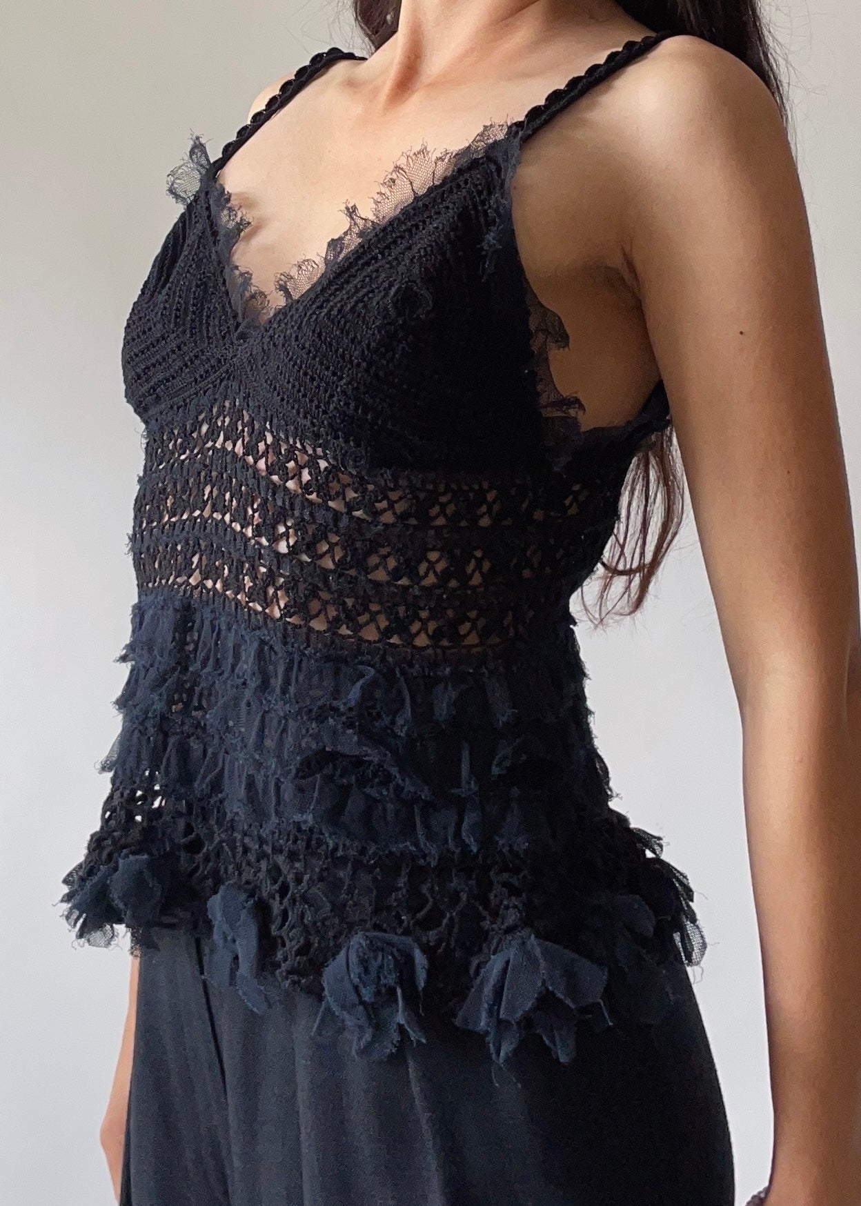 Vintage Moschino Crochet Top
