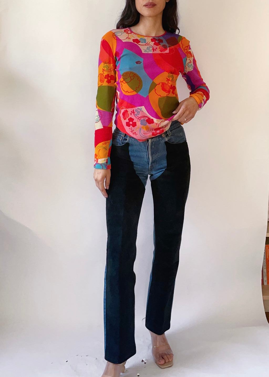 Vintage Kenzo Jeans Mesh Top