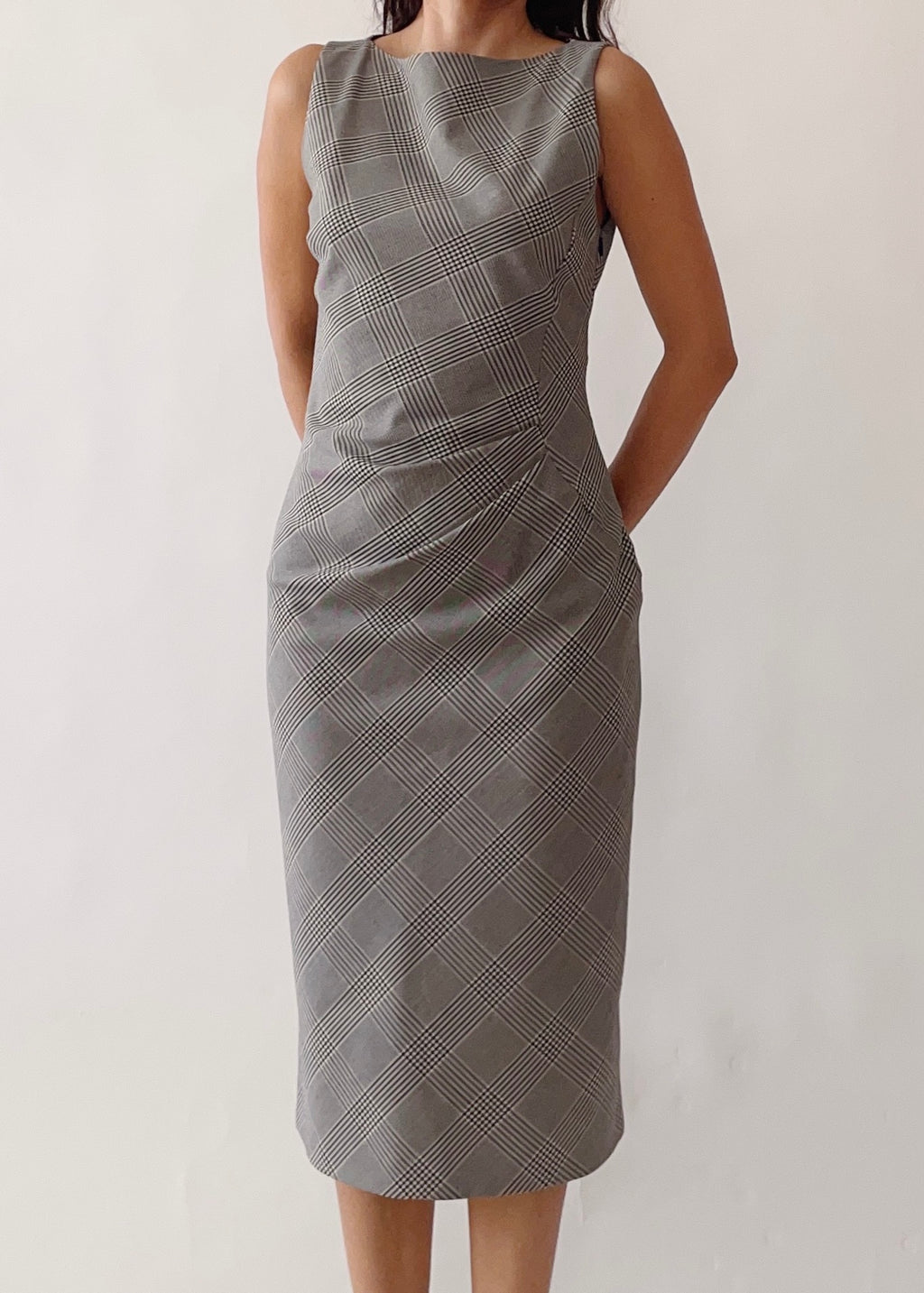 Vintage Iceberg Midi Plaid Dress