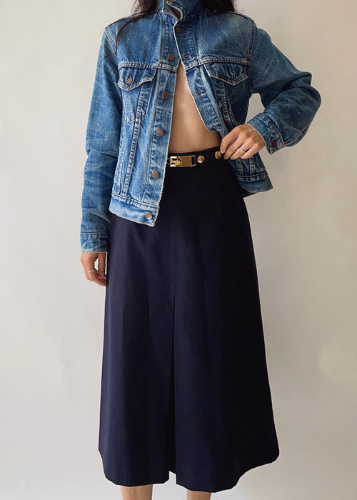 1970s Celine Equestrian Skirt