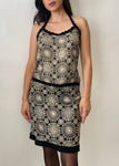 Vintage Moschino Doily Skirt Set