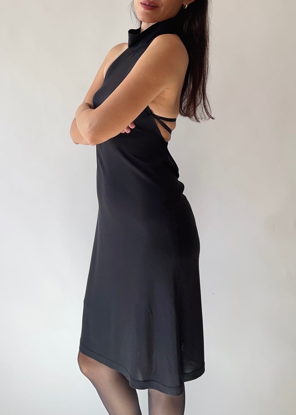 Moschino High-Neck Dress