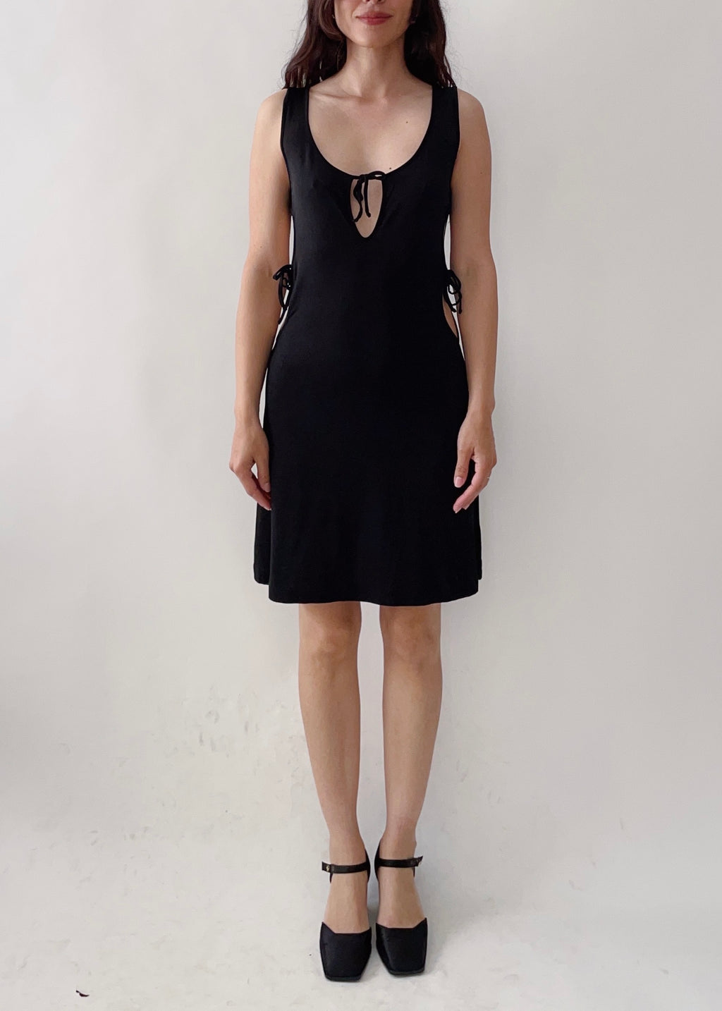 Vintage Moschino Cut-Out Bow Dress