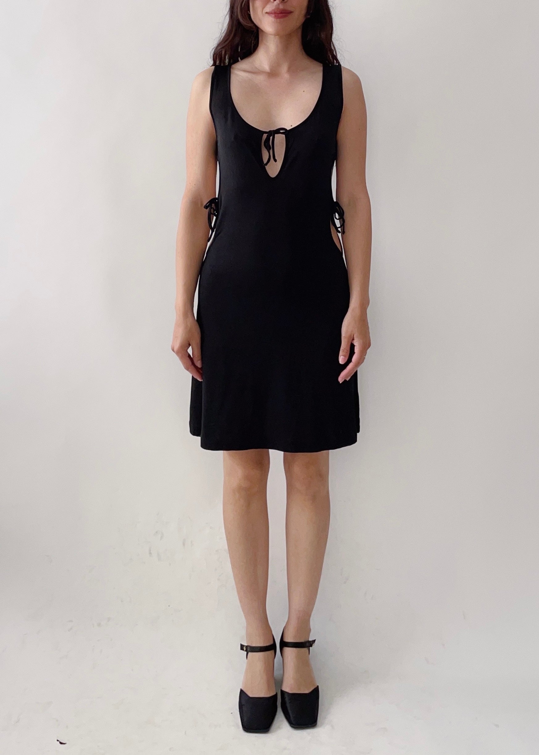 Vintage Moschino Cut-Out Bow Dress