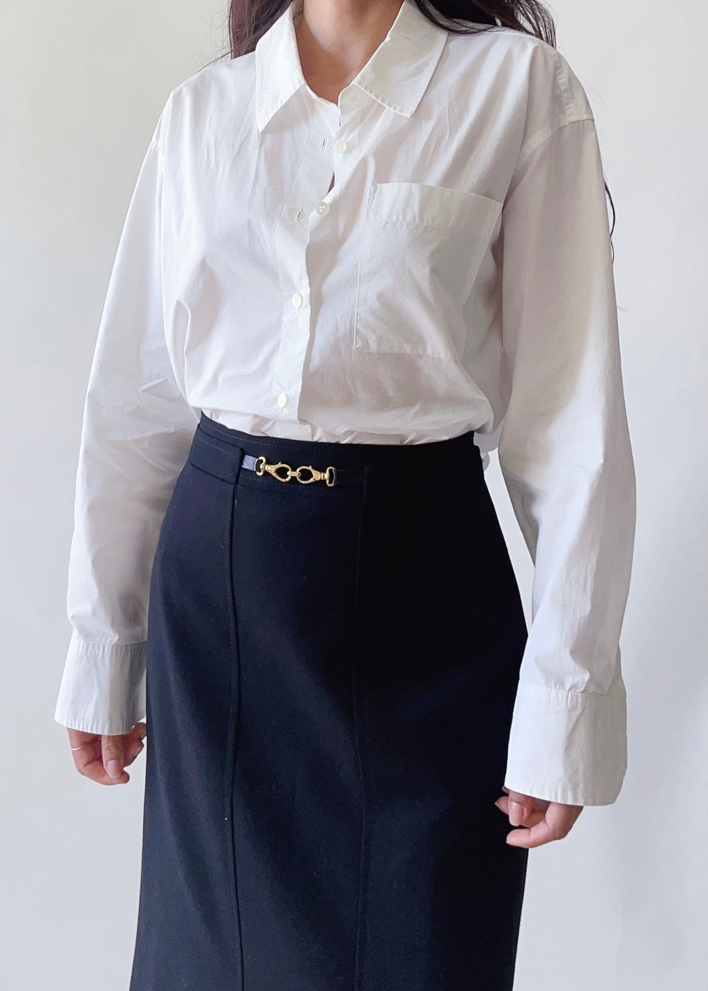 Vintage Celine Horsebit Skirt