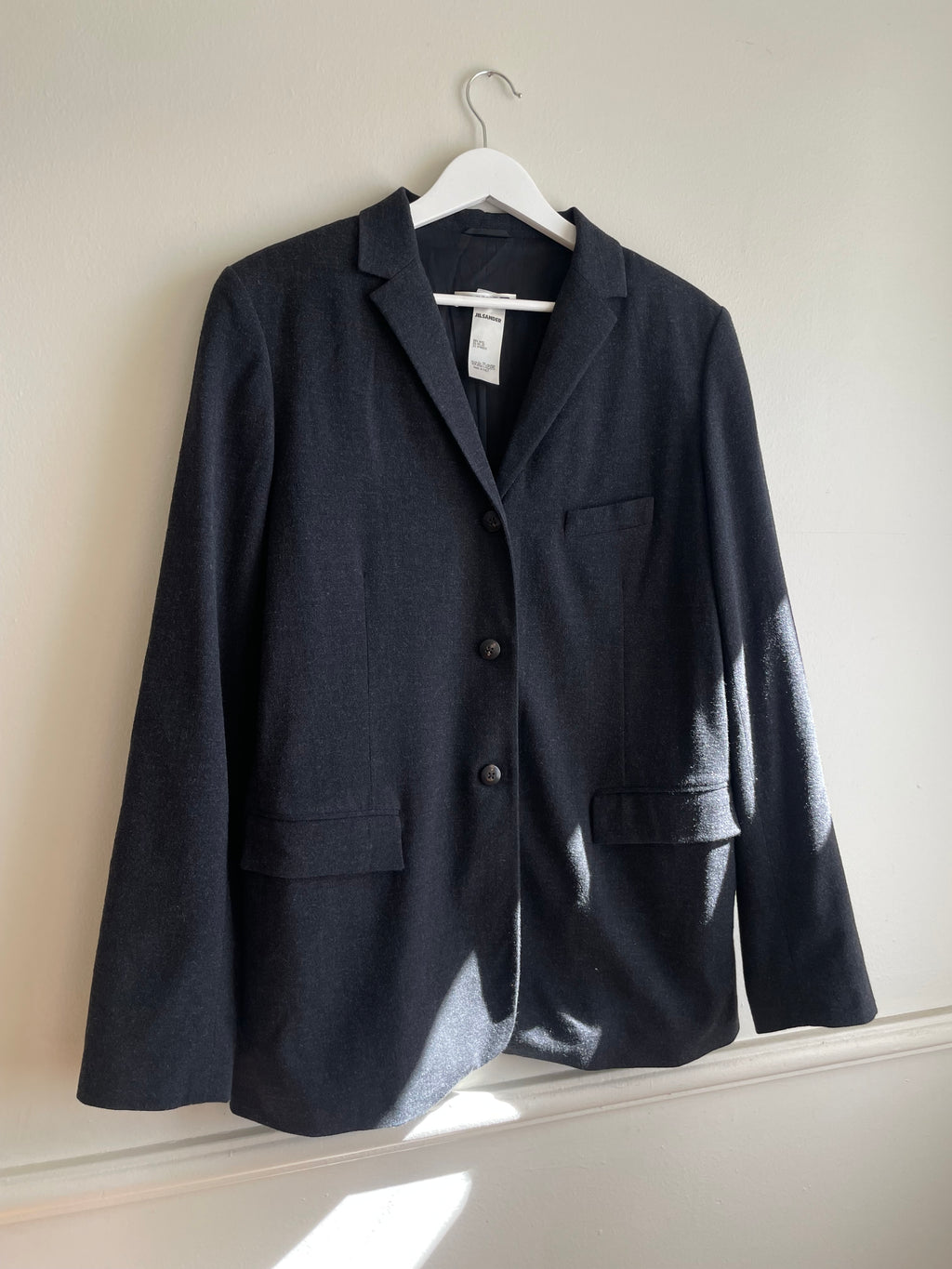 Jil Sander Grey Wool Blazer