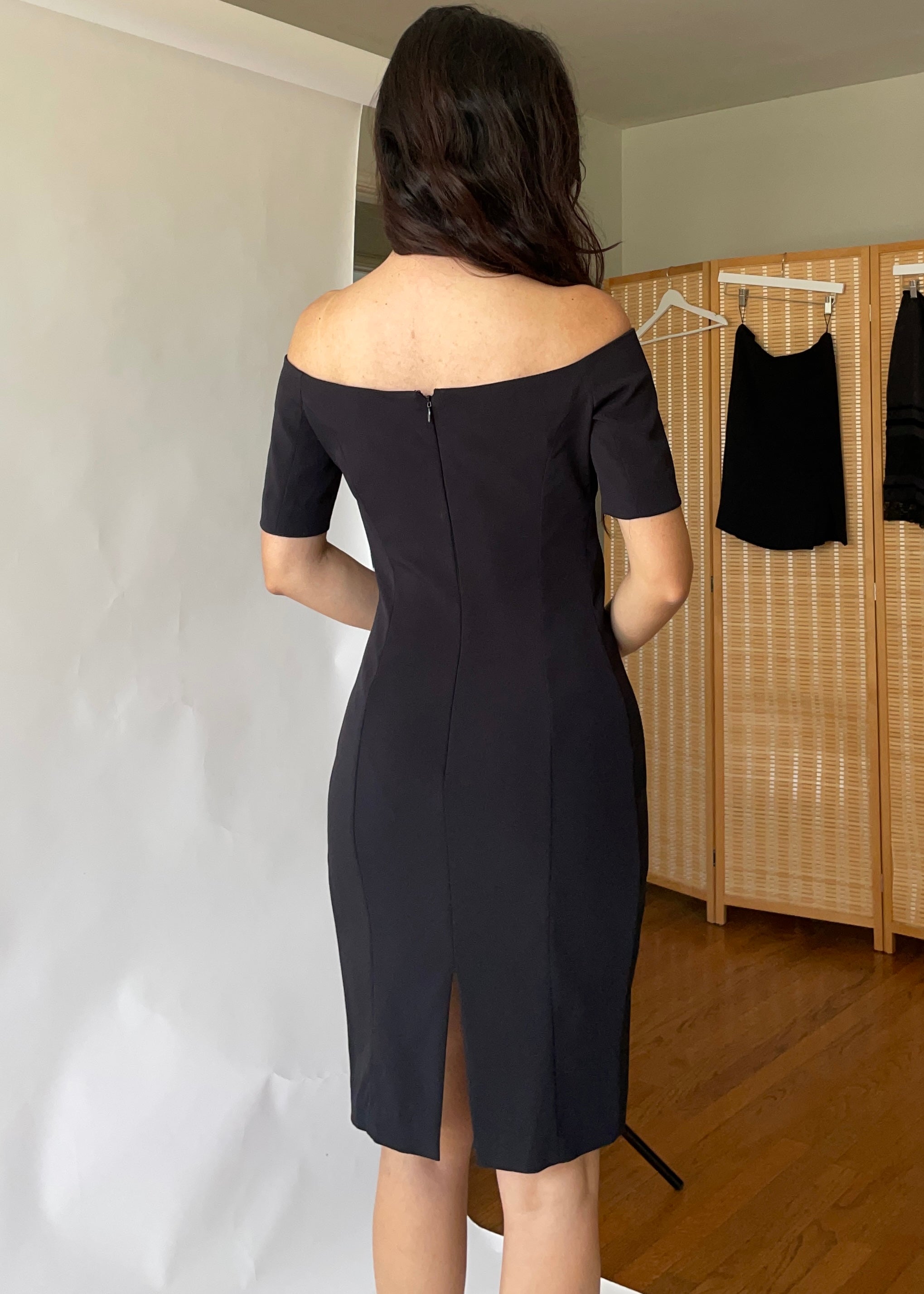 Vintage Moschino Off-The-Shoulders Dress