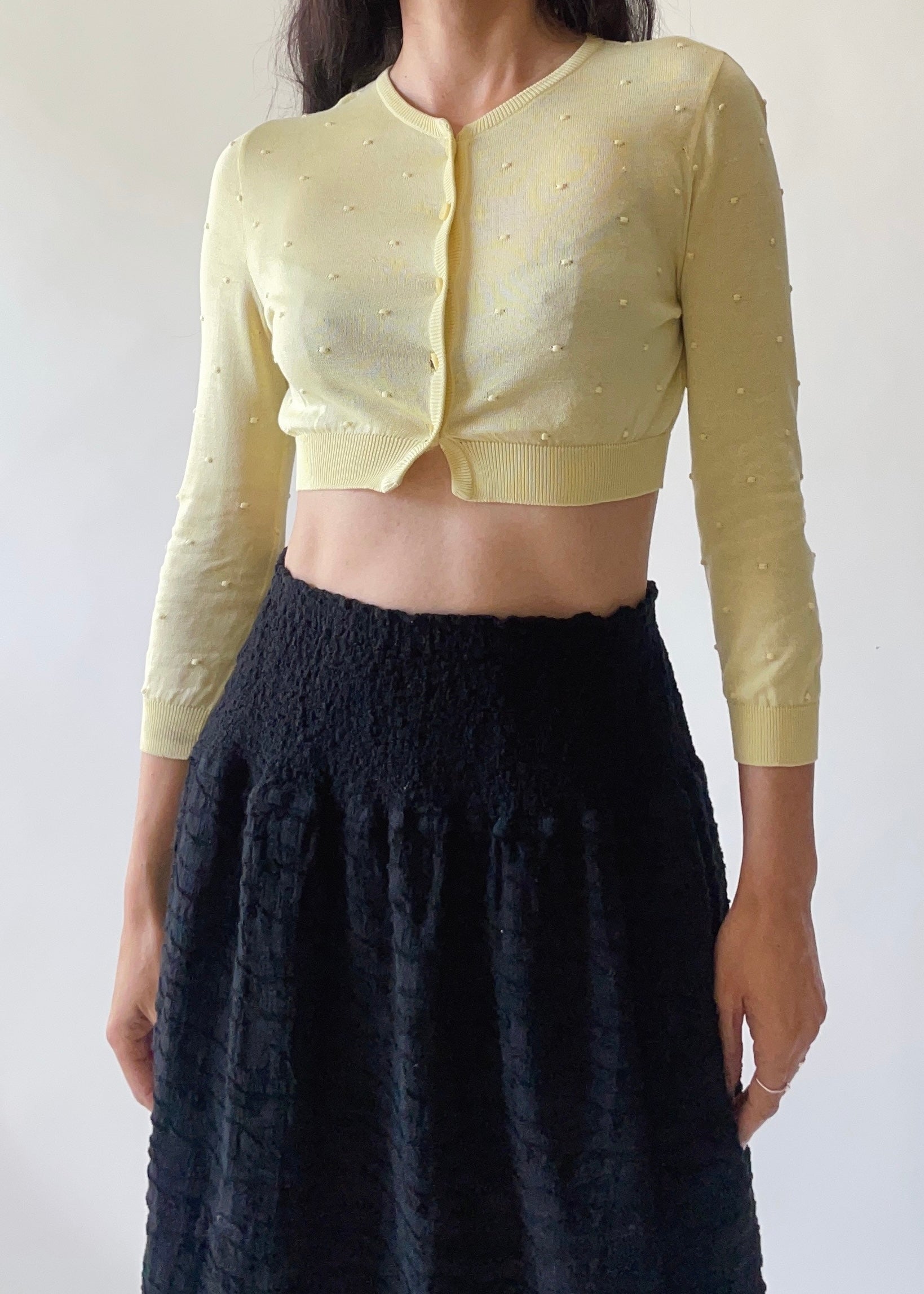 Early 2000s Valentino Cropped Cardi