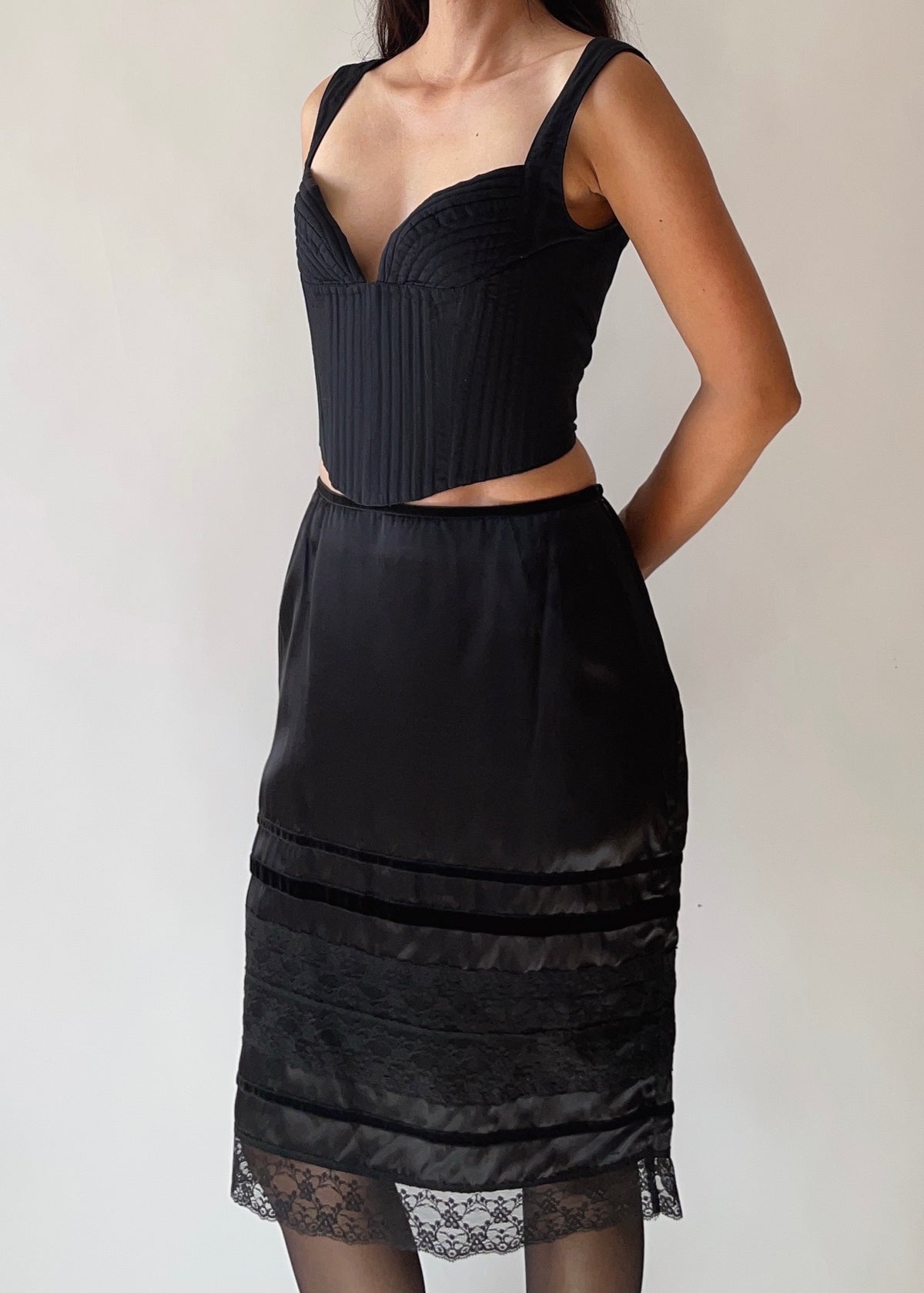 Moschino Black Bustier