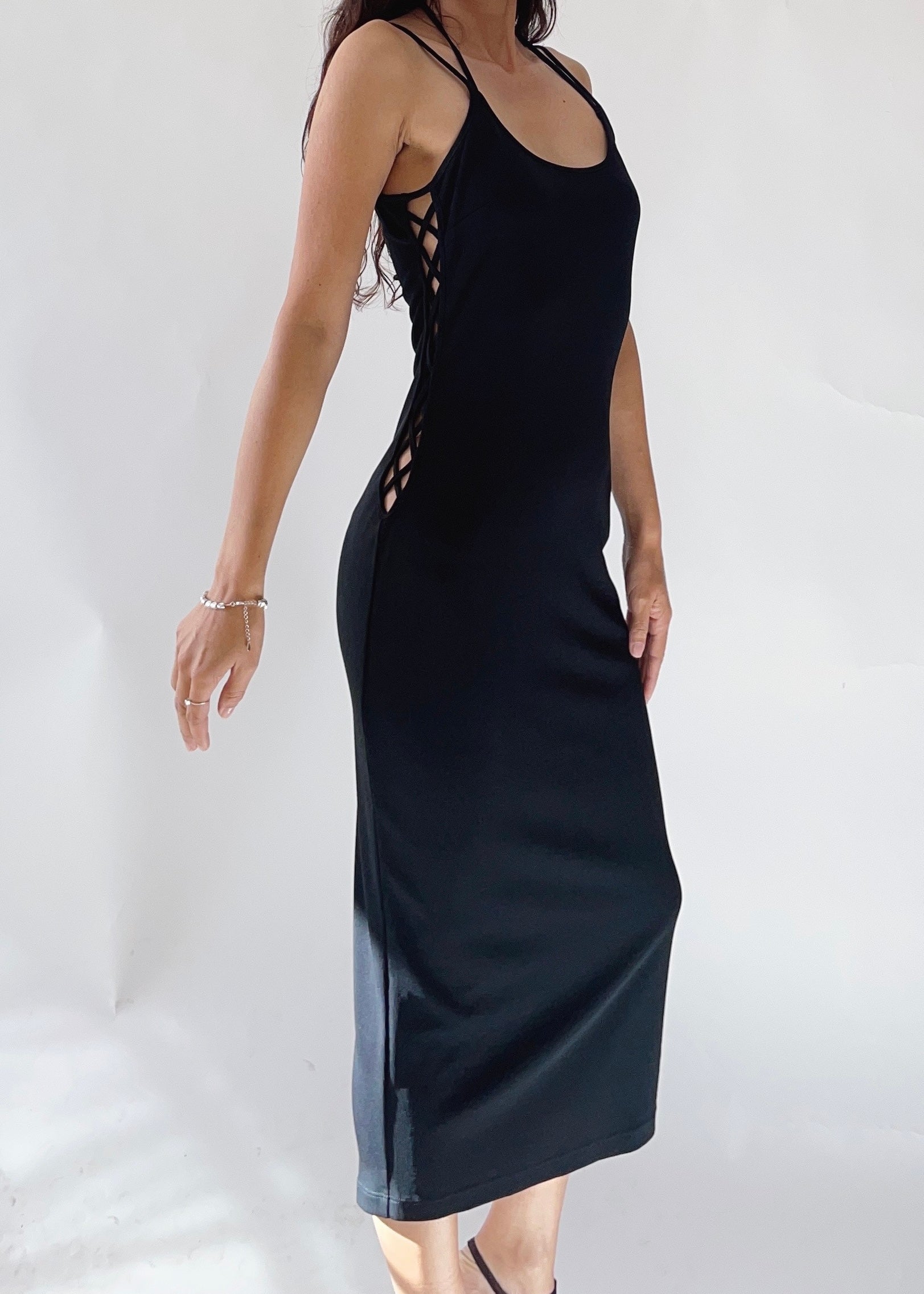 Vintage D&G Black Long Dress