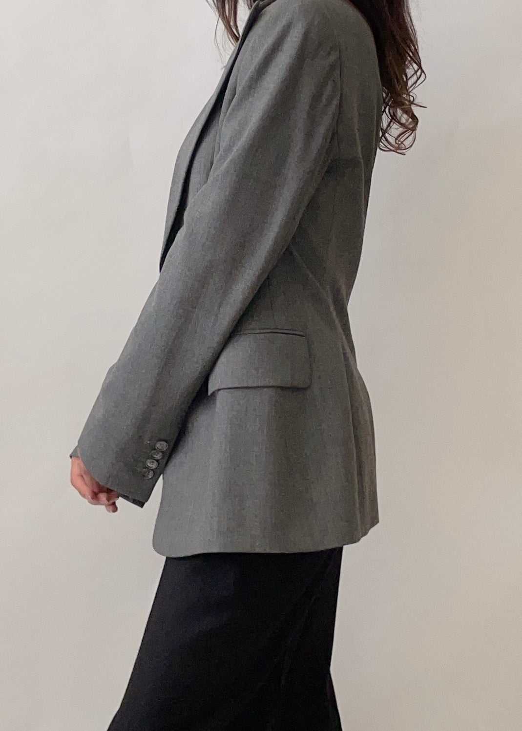 Vintage Celine Wool Grey Blazer