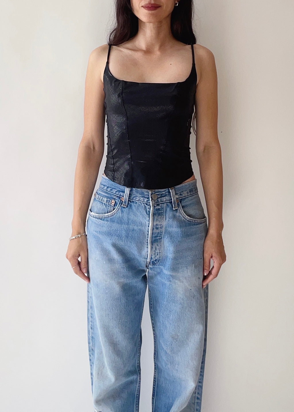 Vintage French Bustier Top