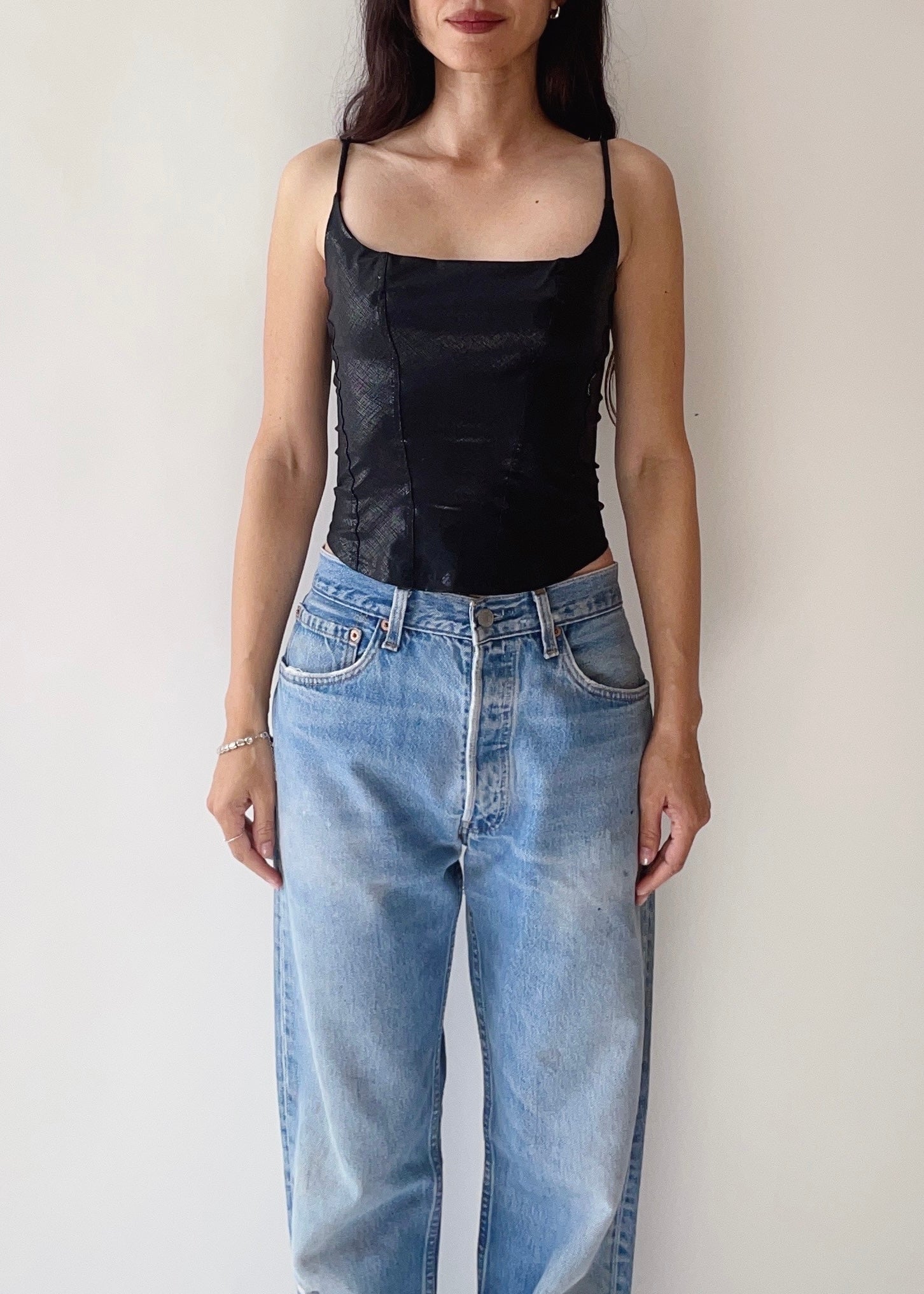 Vintage French Bustier Top
