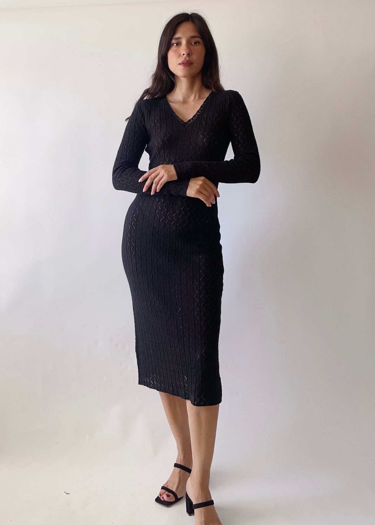 Vintage D&G Light Knit Midi Dress