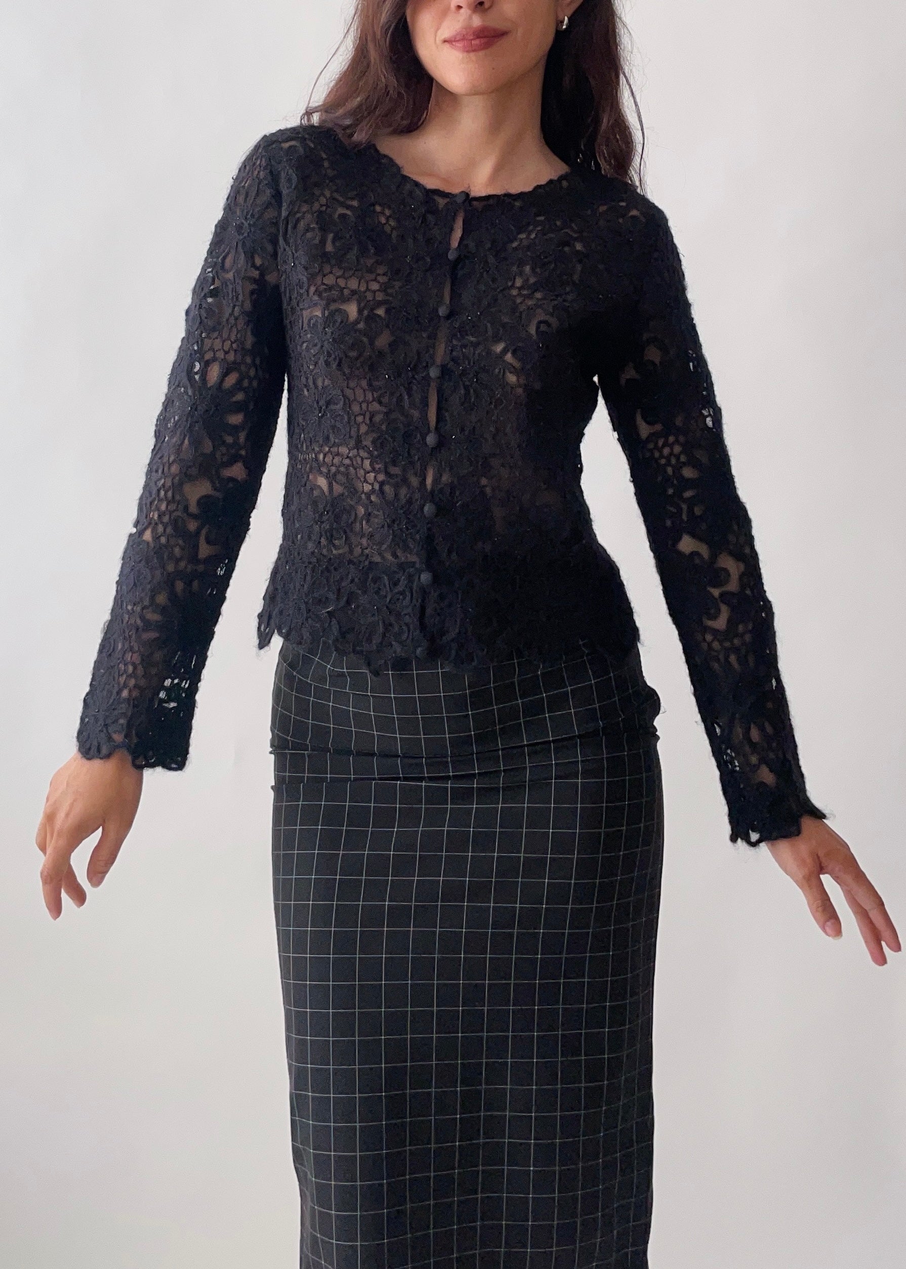 Vintage Moschino Mohair Knit Top