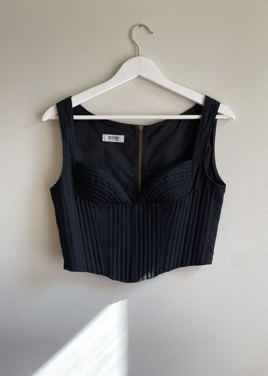 Moschino Black Bustier